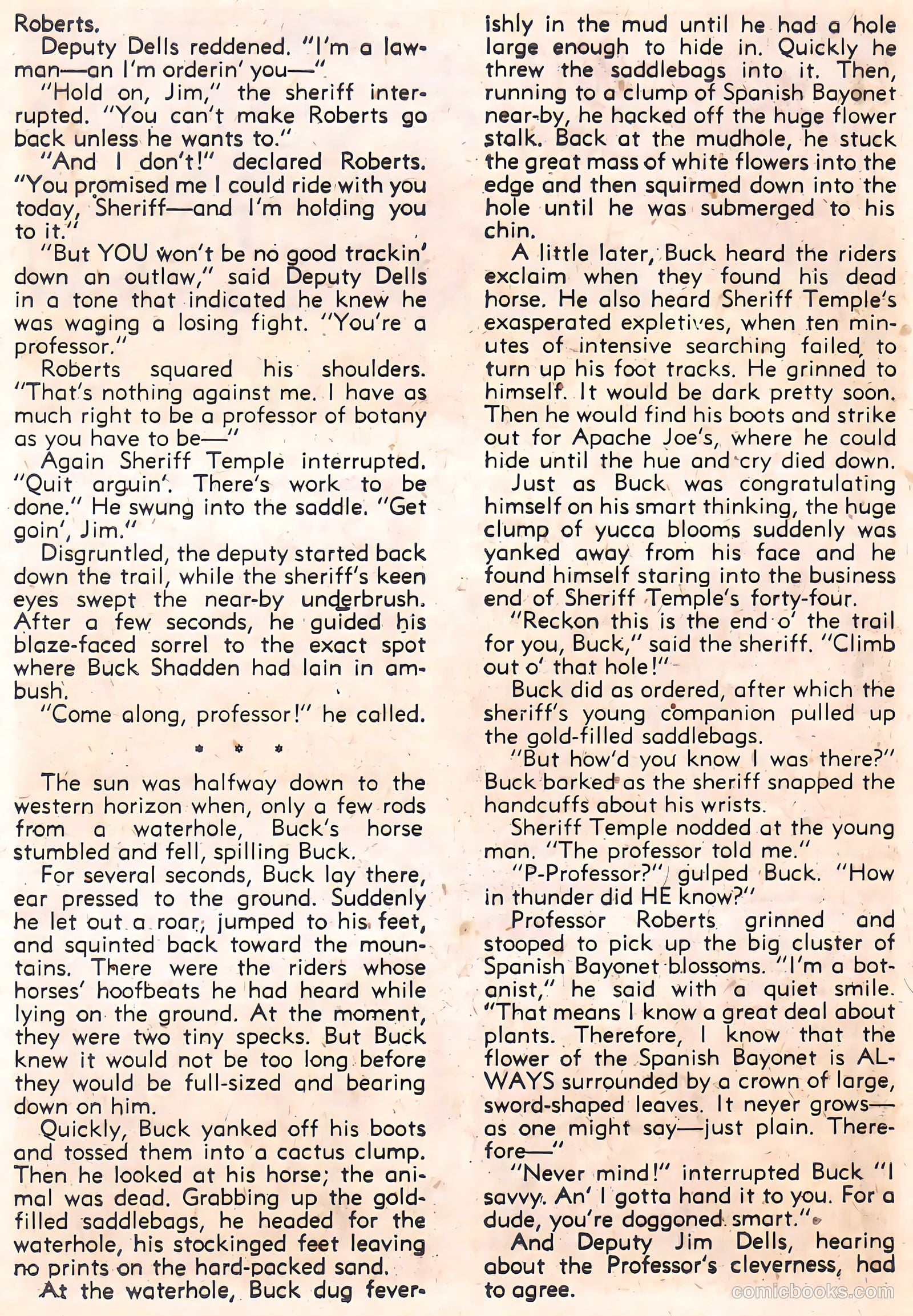 Johnny Mack Brown #5 (1951) — page 28 of 36