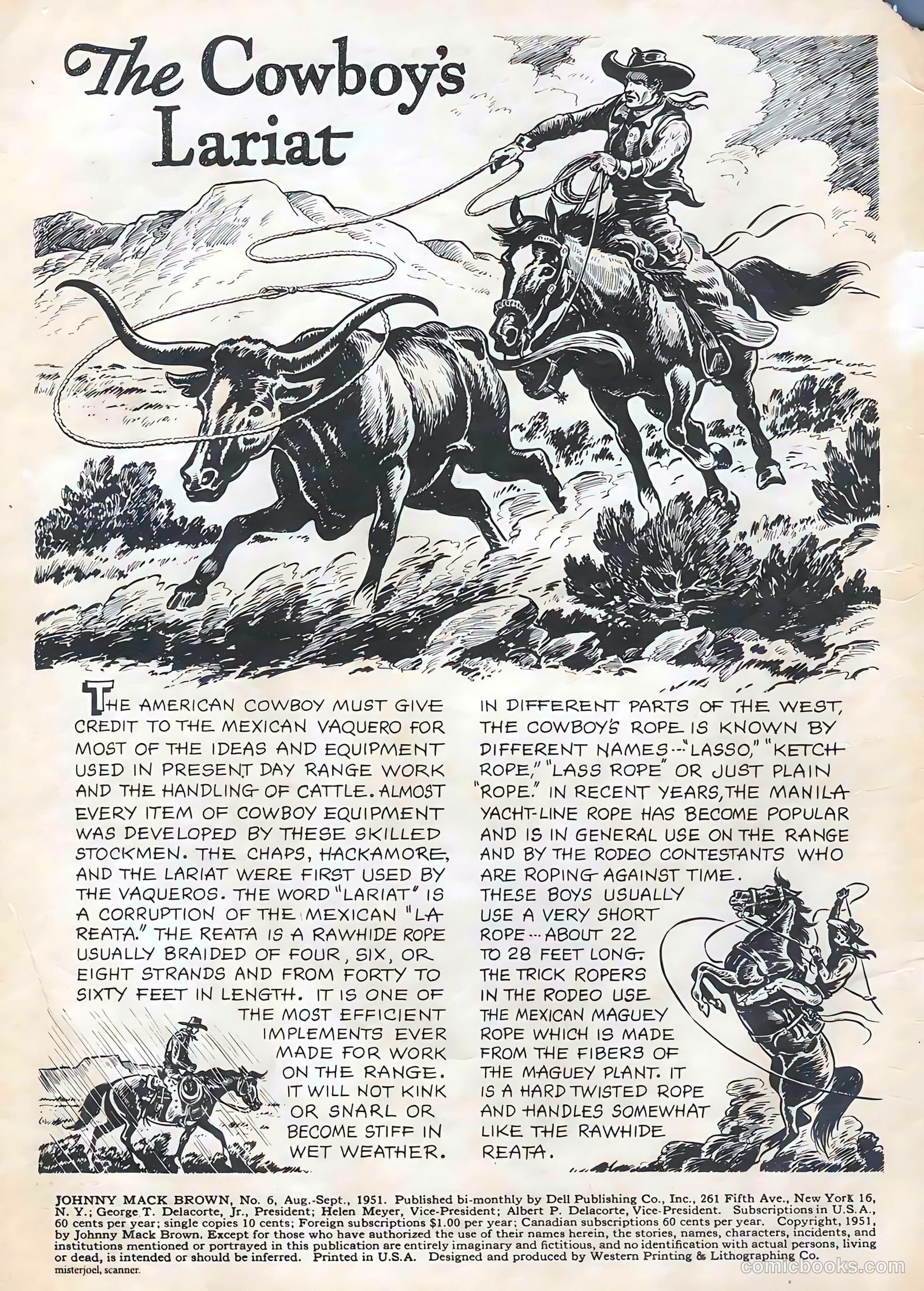 Johnny Mack Brown #6 (1951) — page 2 of 36