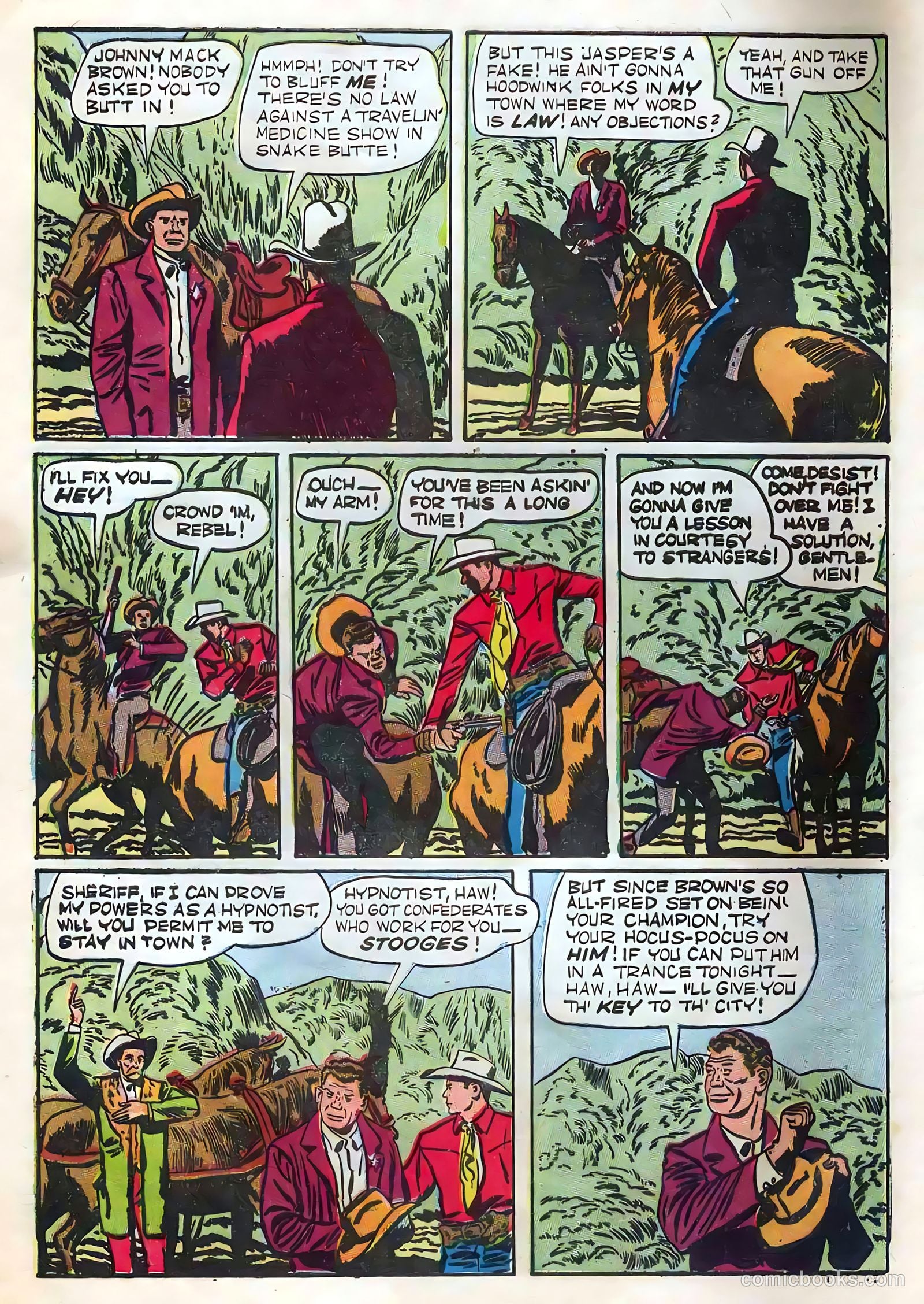 Johnny Mack Brown #6 (1951) — page 4 of 36