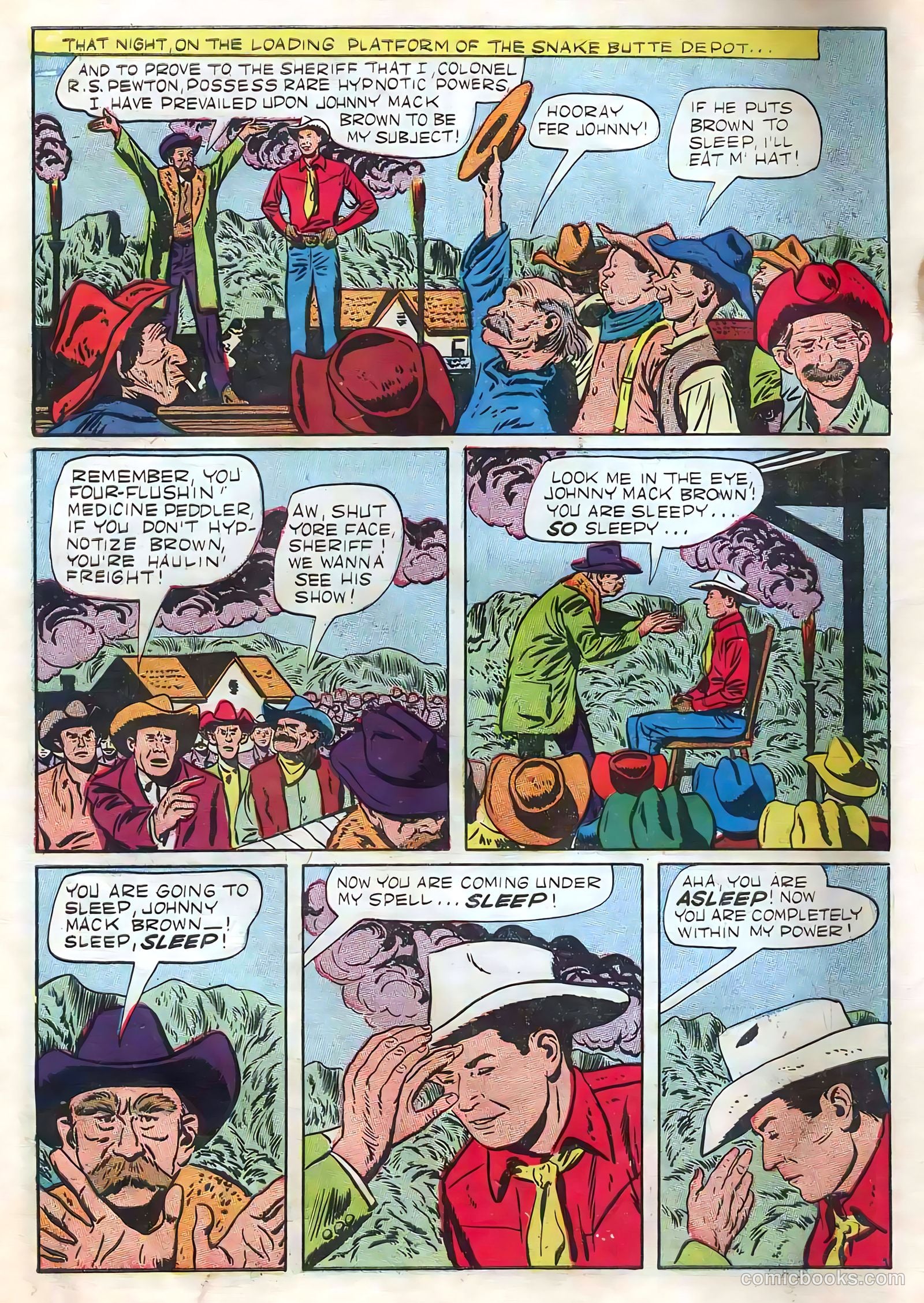 Johnny Mack Brown #6 (1951) — page 6 of 36