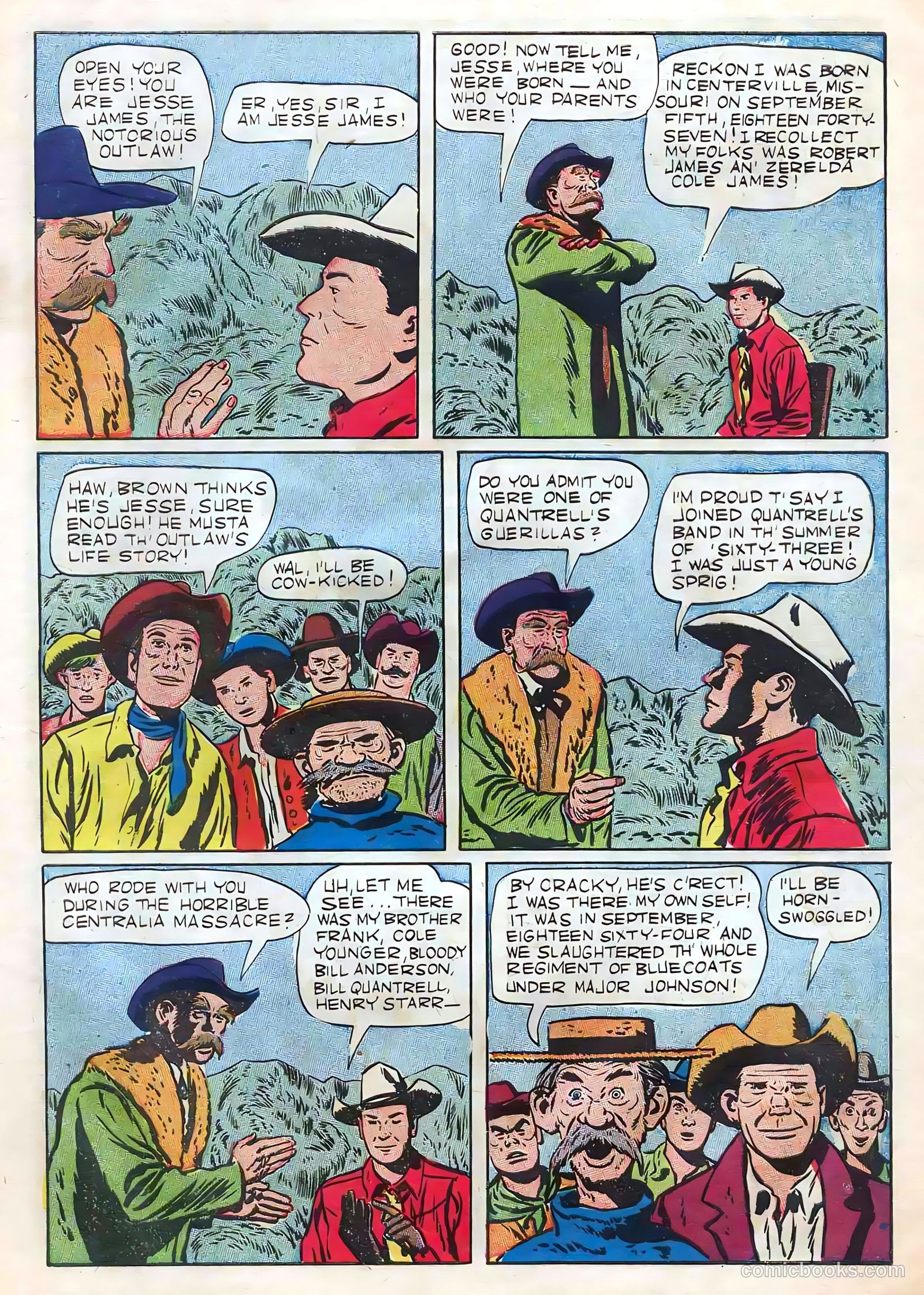 Johnny Mack Brown #6 (1951) — page 7 of 36