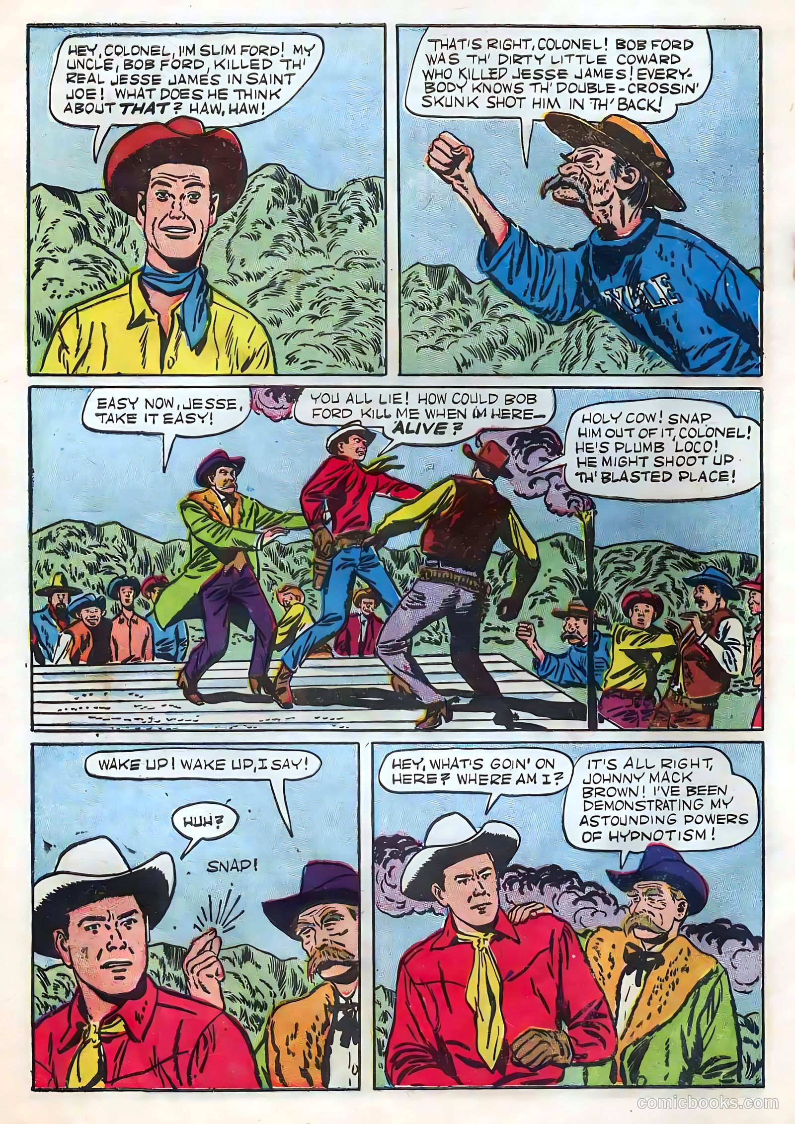 Johnny Mack Brown #6 (1951) — page 8 of 36