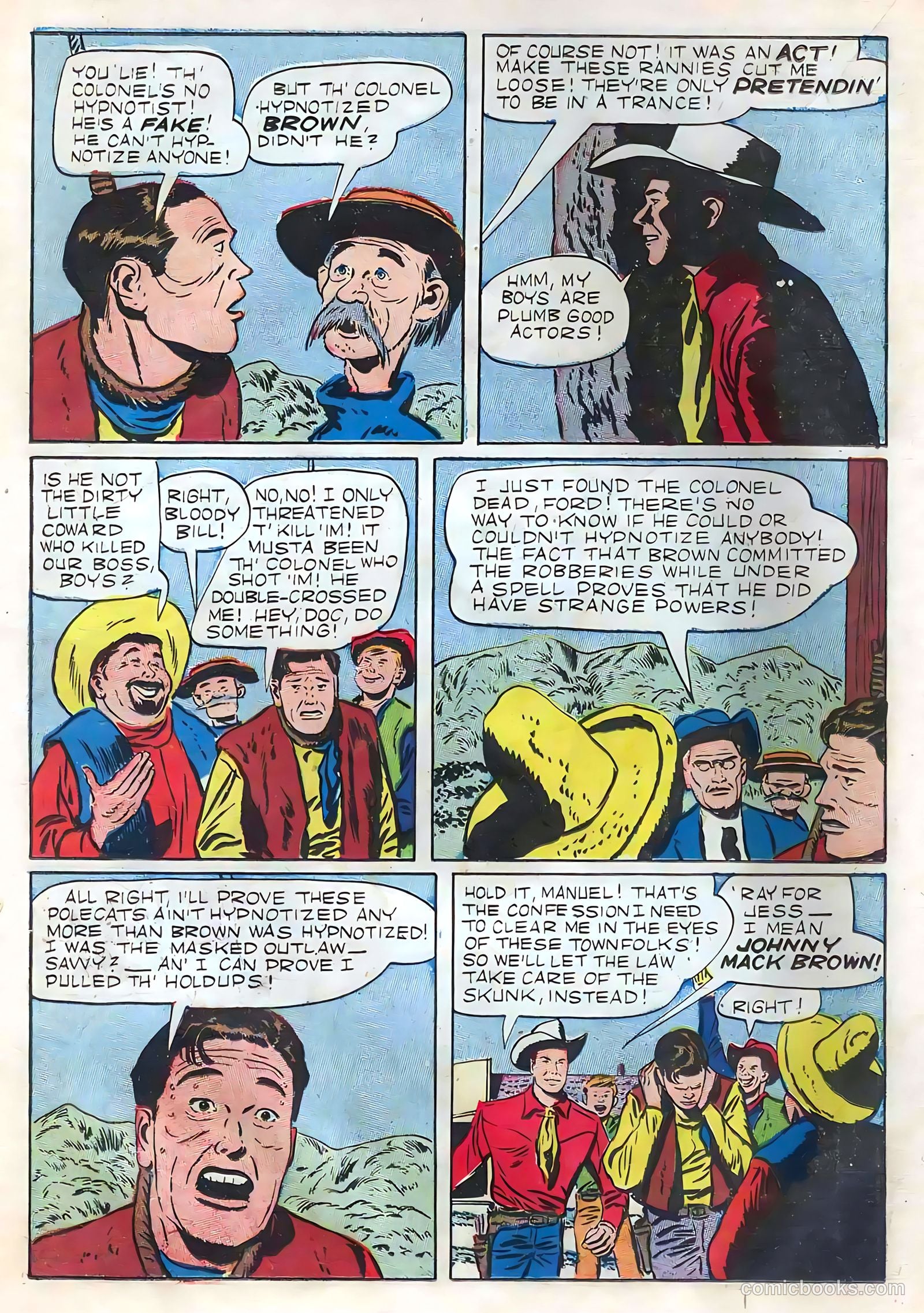 Johnny Mack Brown #6 (1951) — page 18 of 36