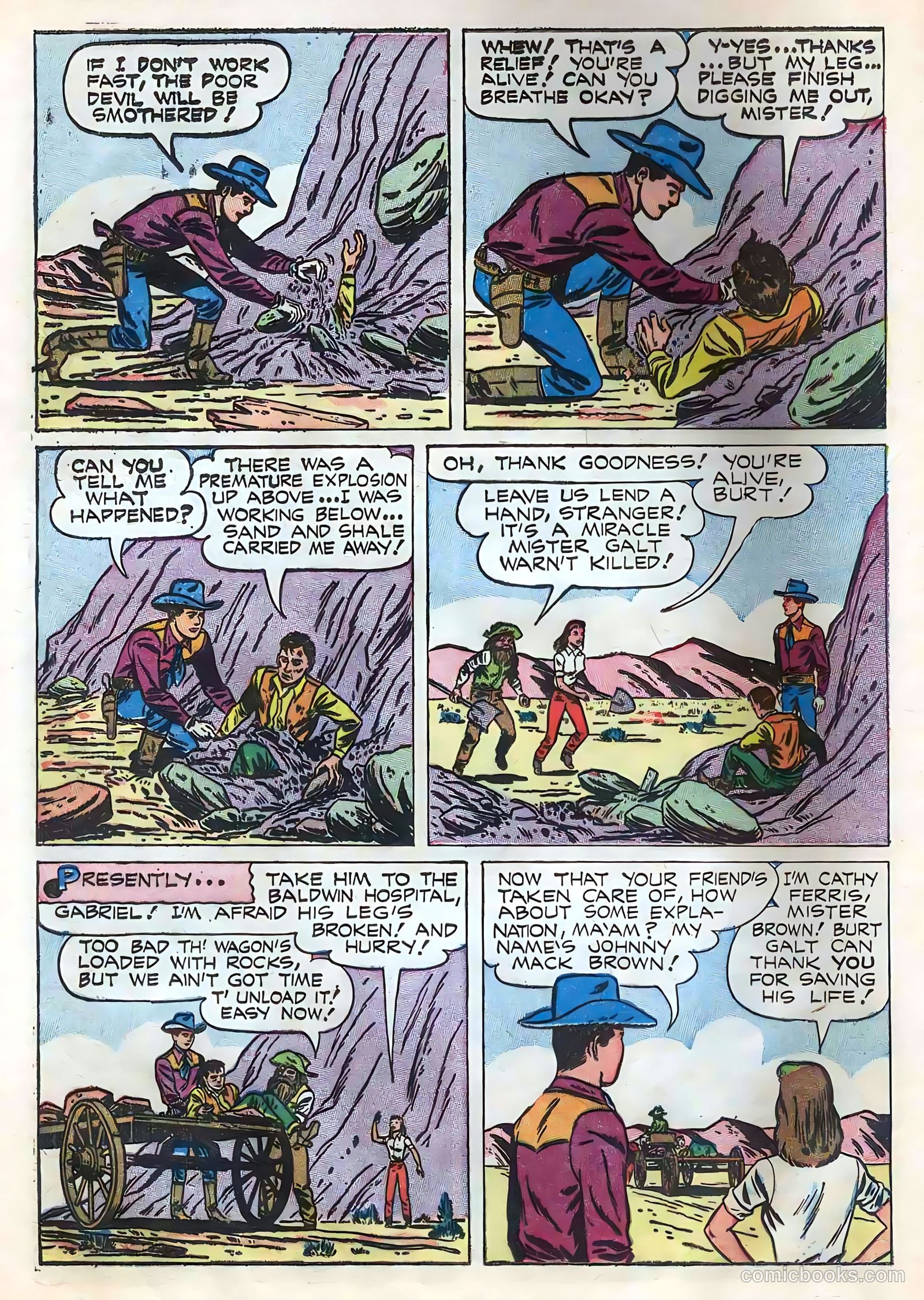 Johnny Mack Brown #6 (1951) — page 20 of 36