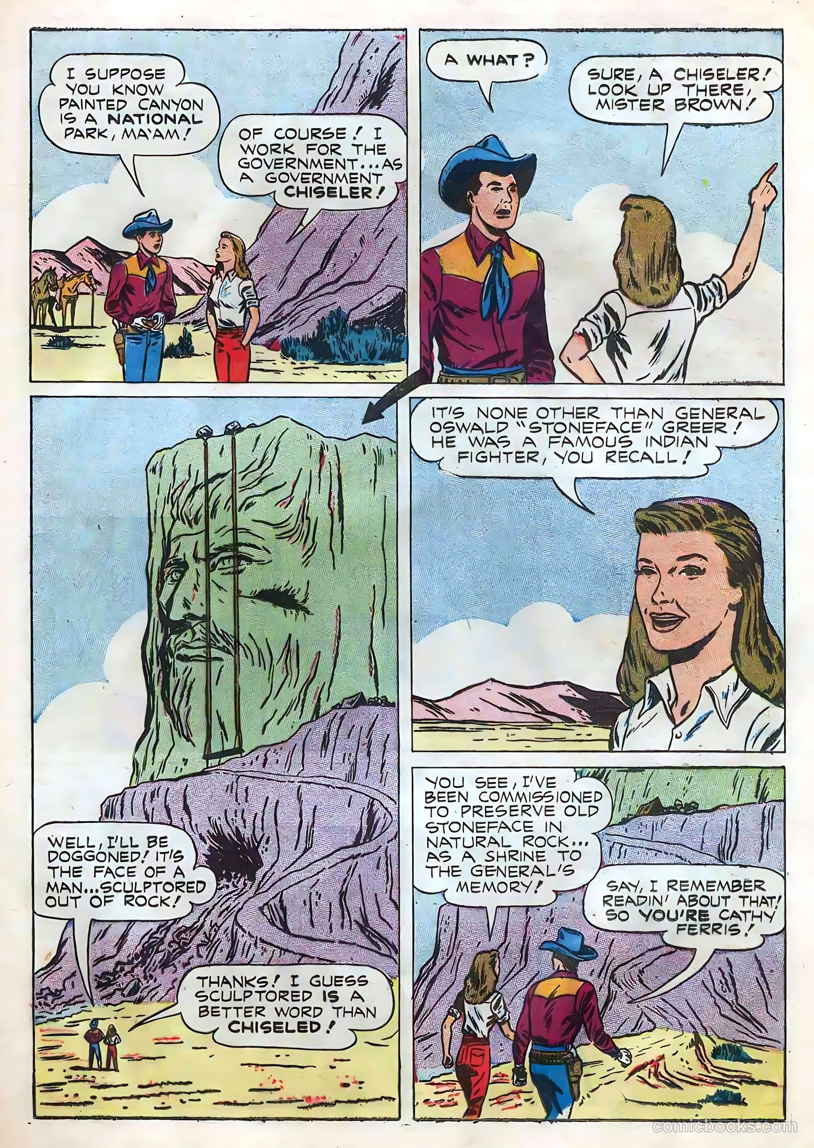 Johnny Mack Brown #6 (1951) — page 21 of 36