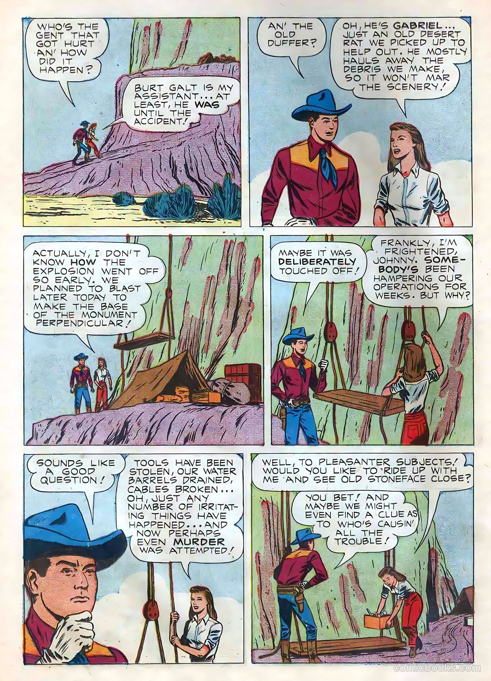 Johnny Mack Brown #6 (1951) — page 22 of 36