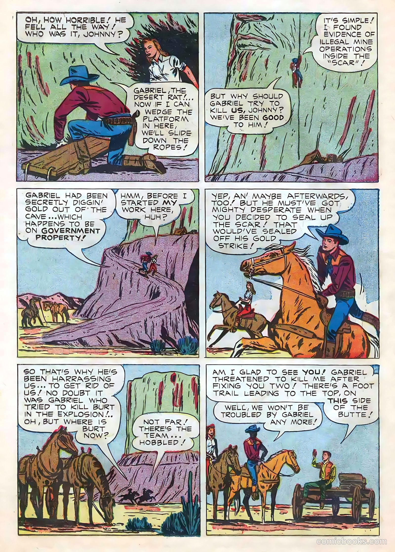 Johnny Mack Brown #6 (1951) — page 26 of 36