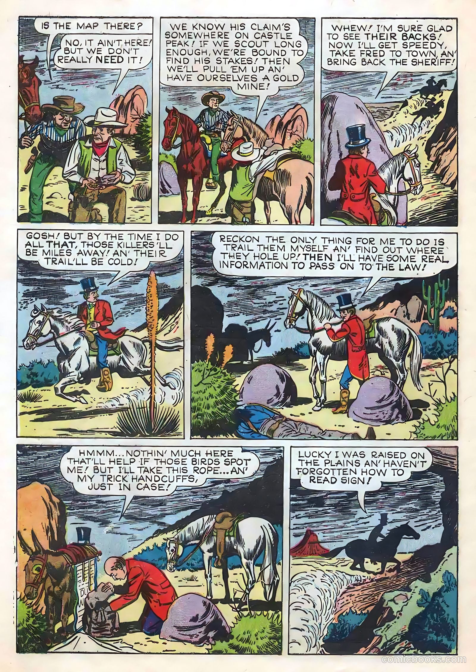 Johnny Mack Brown #6 (1951) — page 32 of 36