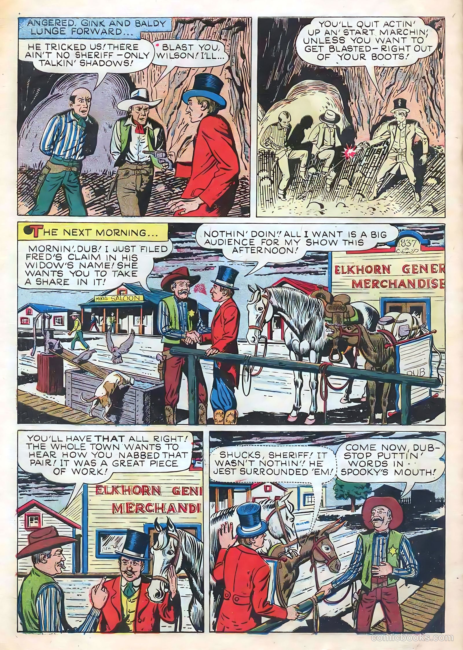 Johnny Mack Brown #6 (1951) — page 34 of 36