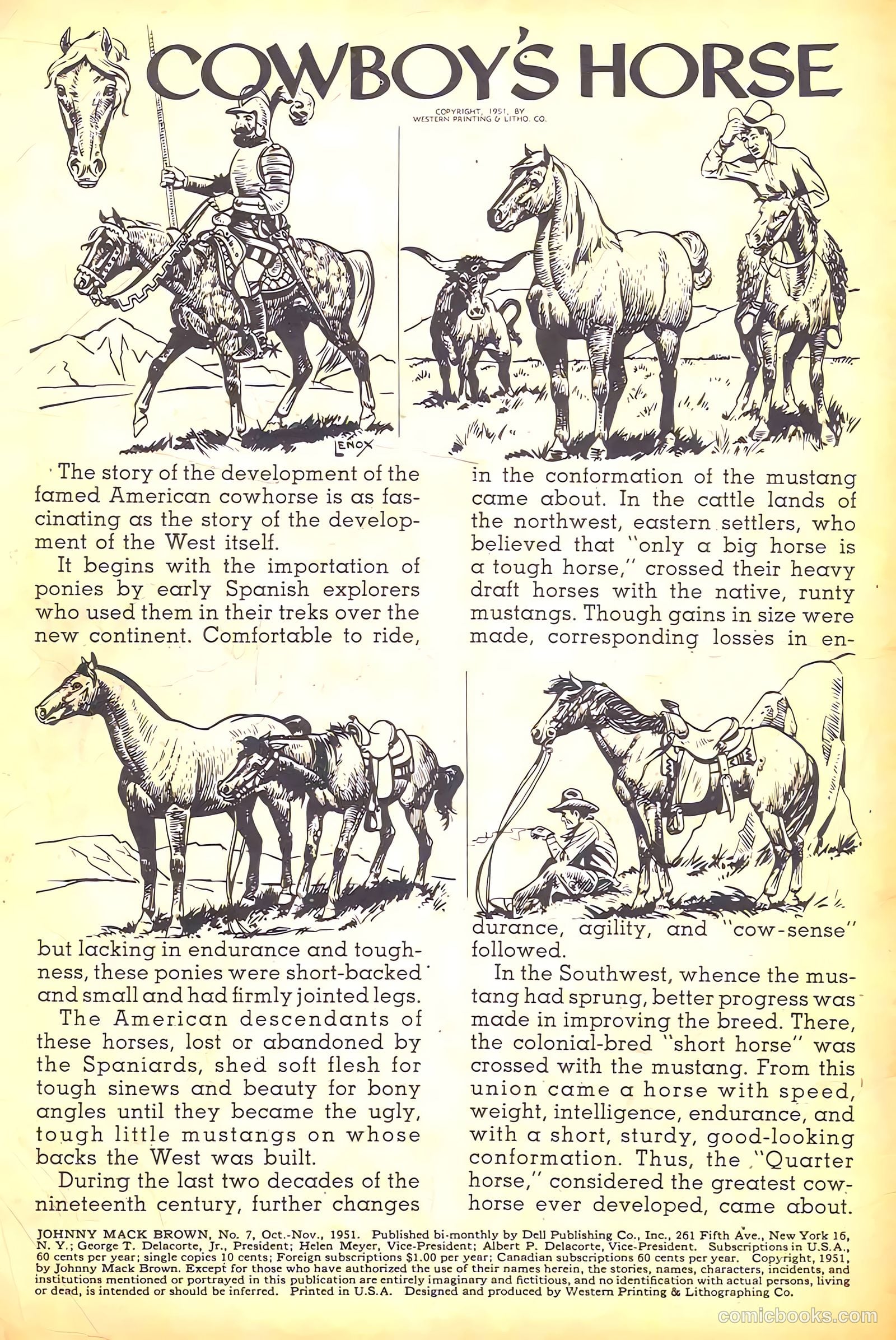Johnny Mack Brown #7 (1951) — page 2 of 36