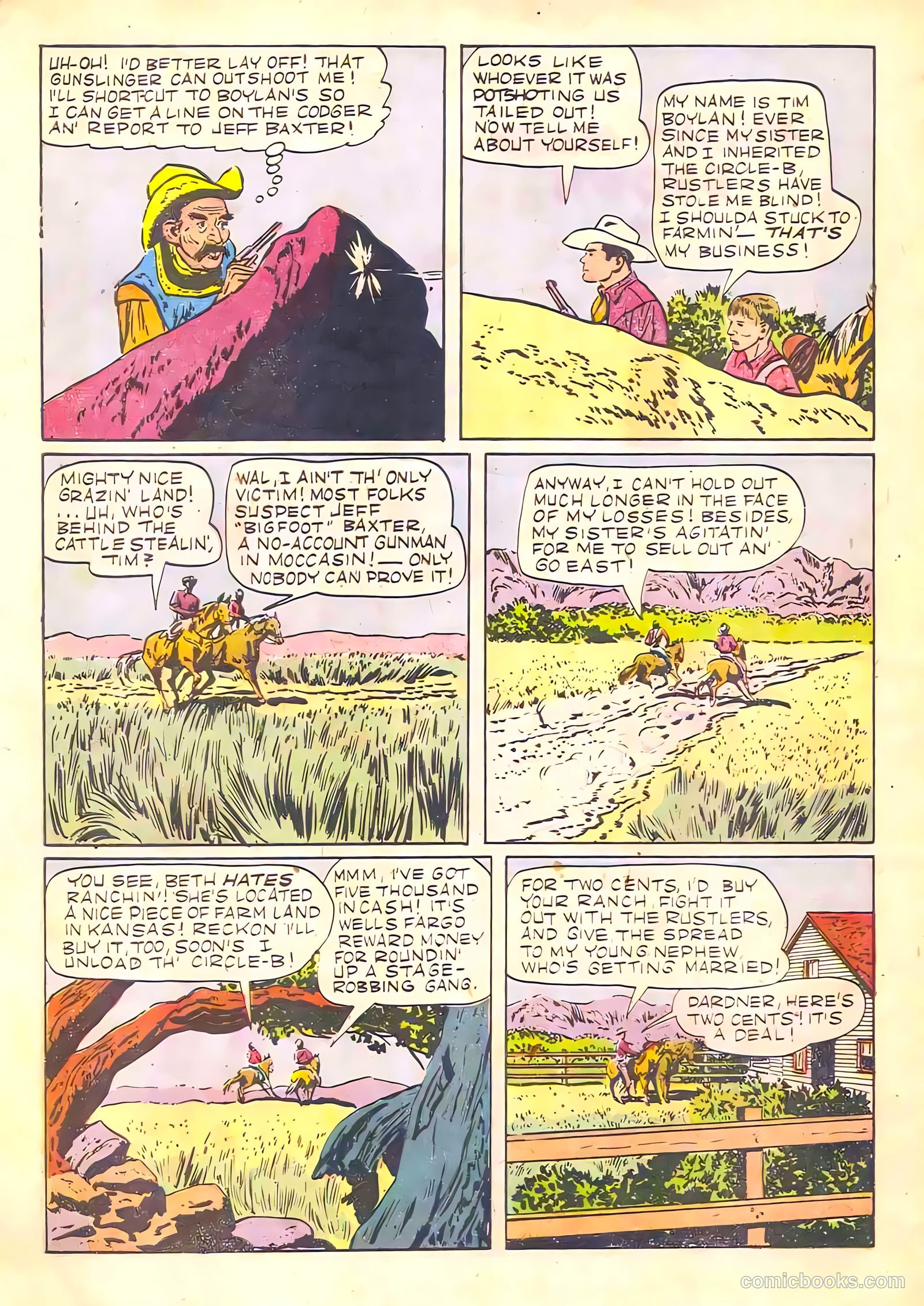 Johnny Mack Brown #7 (1951) — page 4 of 36