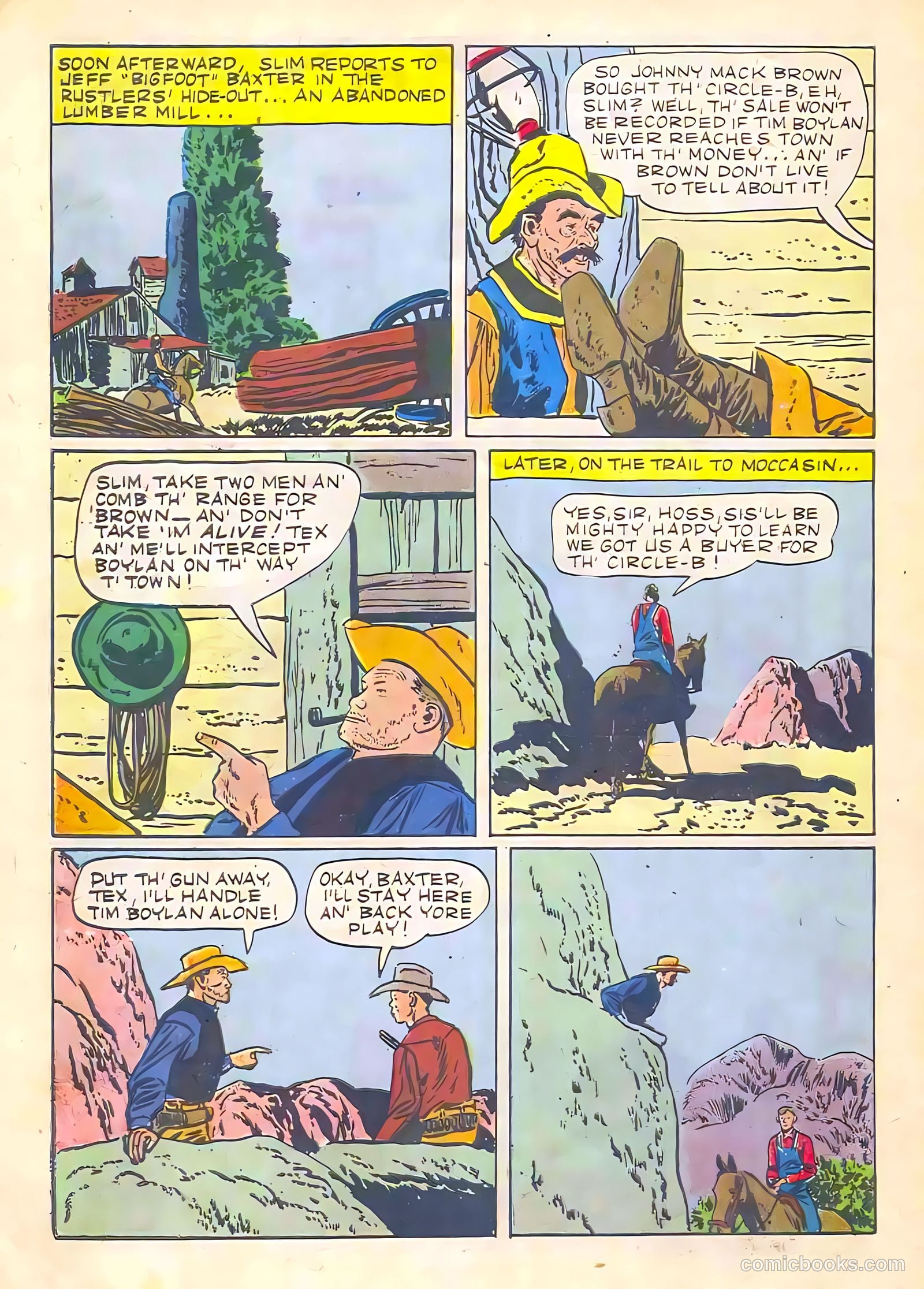Johnny Mack Brown #7 (1951) — page 6 of 36