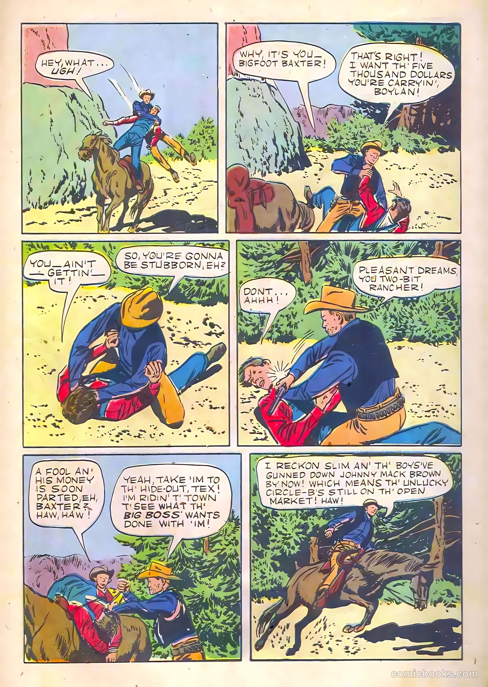 Johnny Mack Brown #7 (1951) — page 7 of 36
