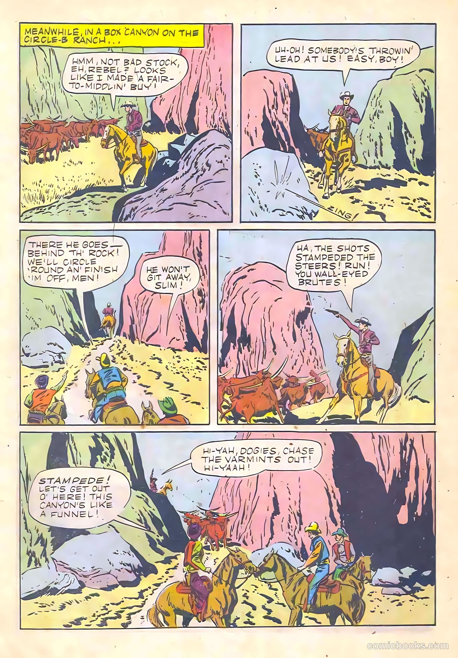 Johnny Mack Brown #7 (1951) — page 8 of 36