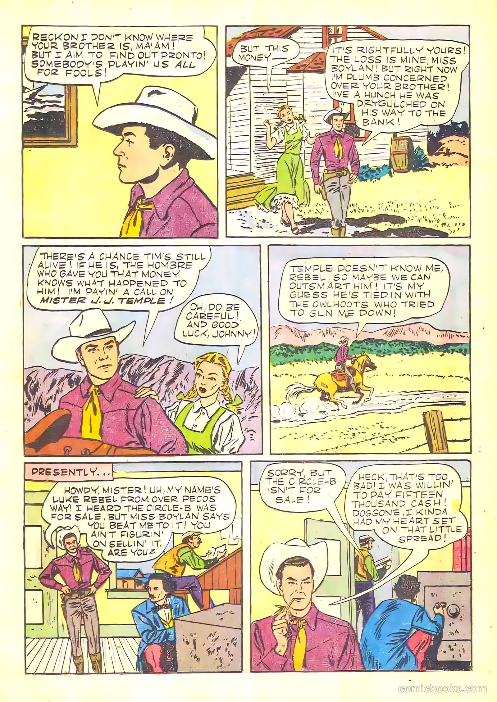 Johnny Mack Brown #7 (1951) — page 12 of 36