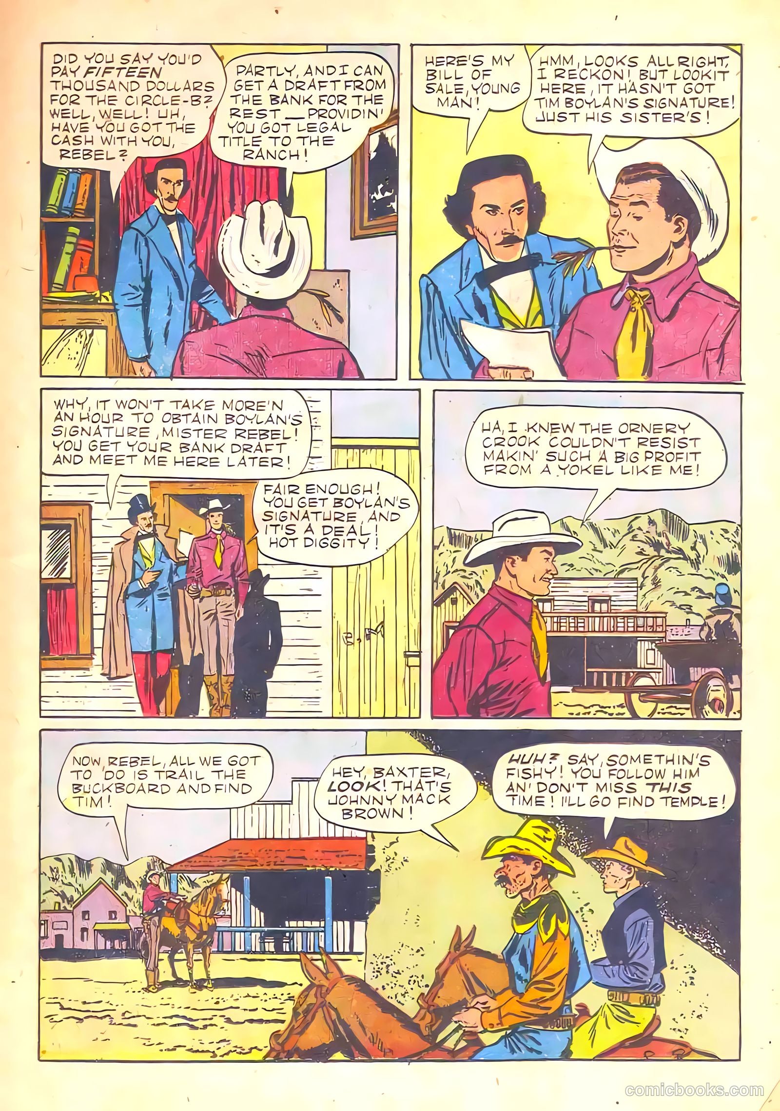 Johnny Mack Brown #7 (1951) — page 13 of 36