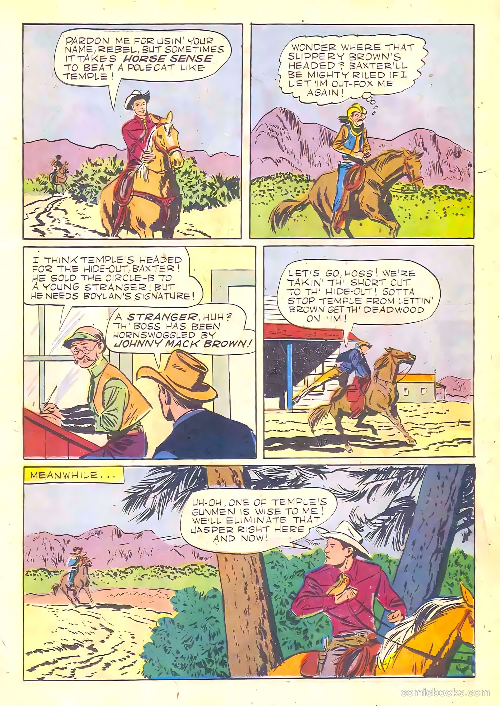 Johnny Mack Brown #7 (1951) — page 14 of 36