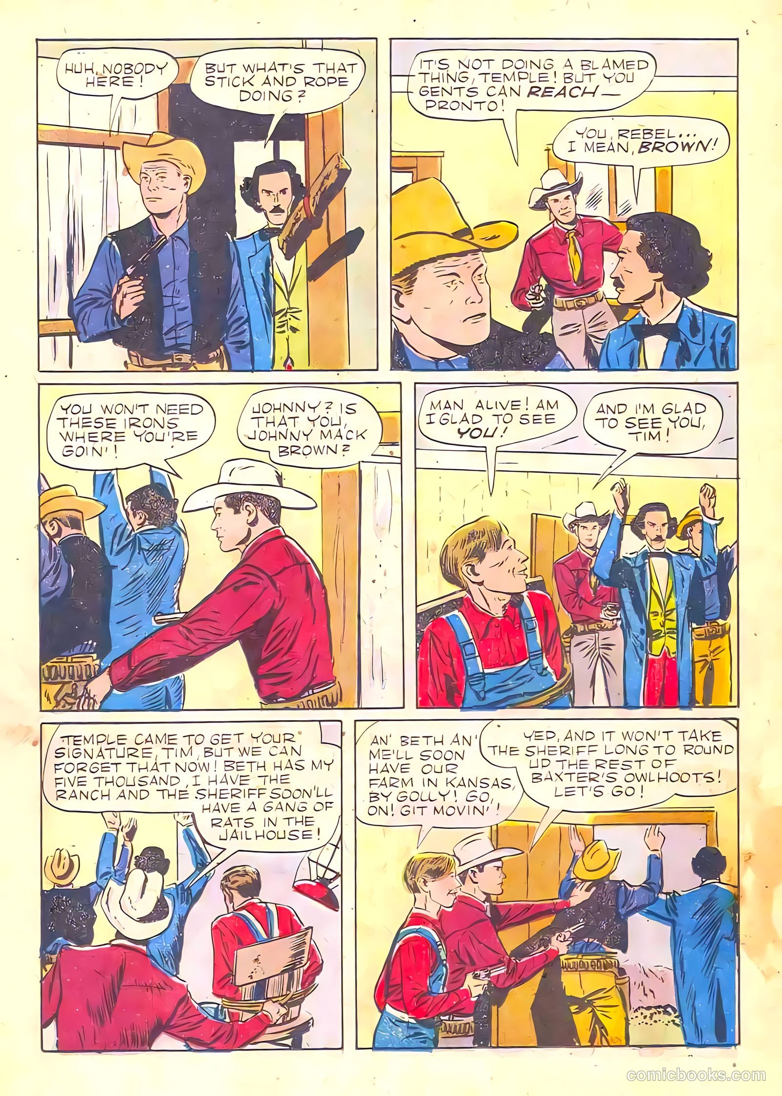 Johnny Mack Brown #7 (1951) — page 18 of 36