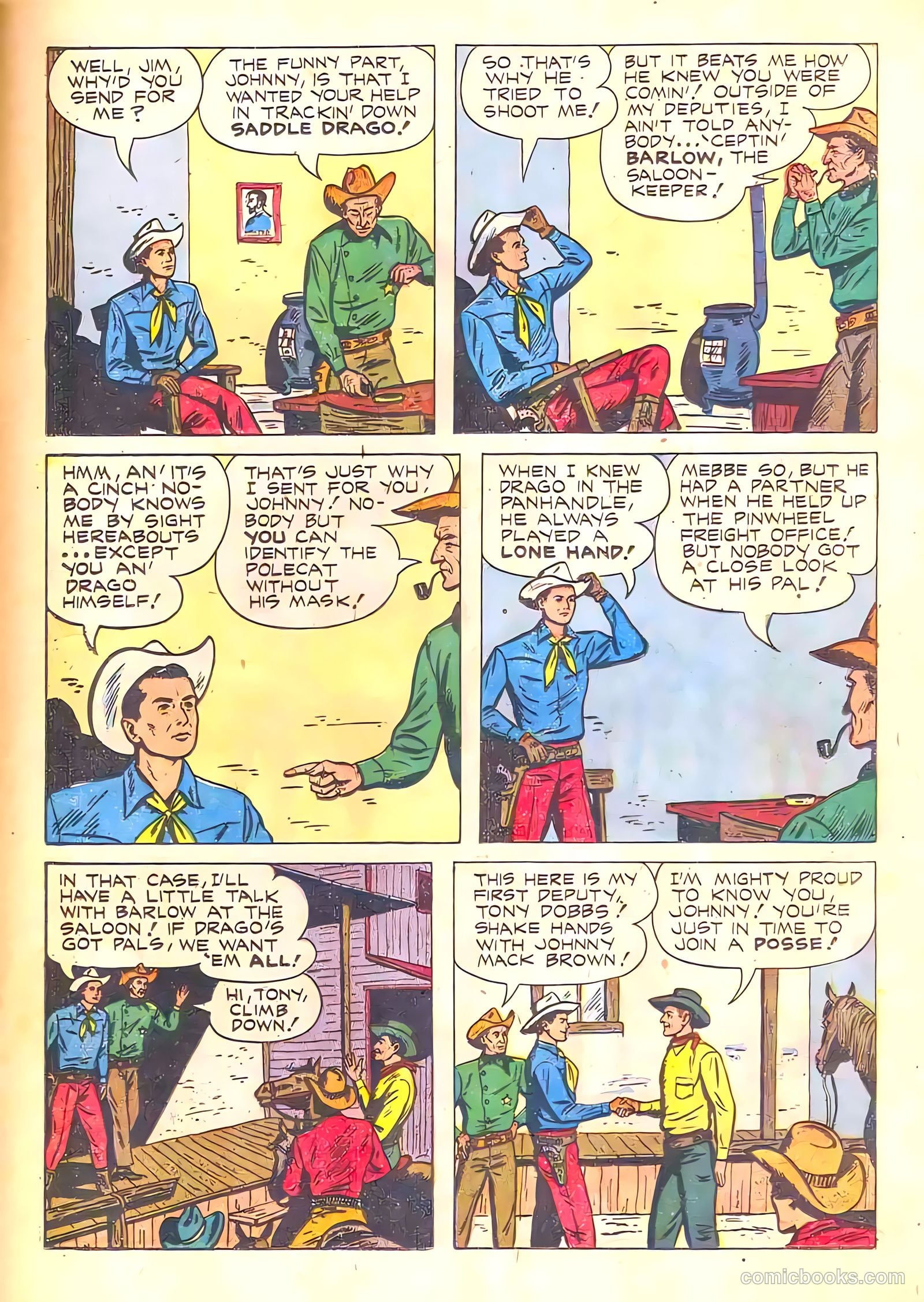 Johnny Mack Brown #7 (1951) — page 21 of 36