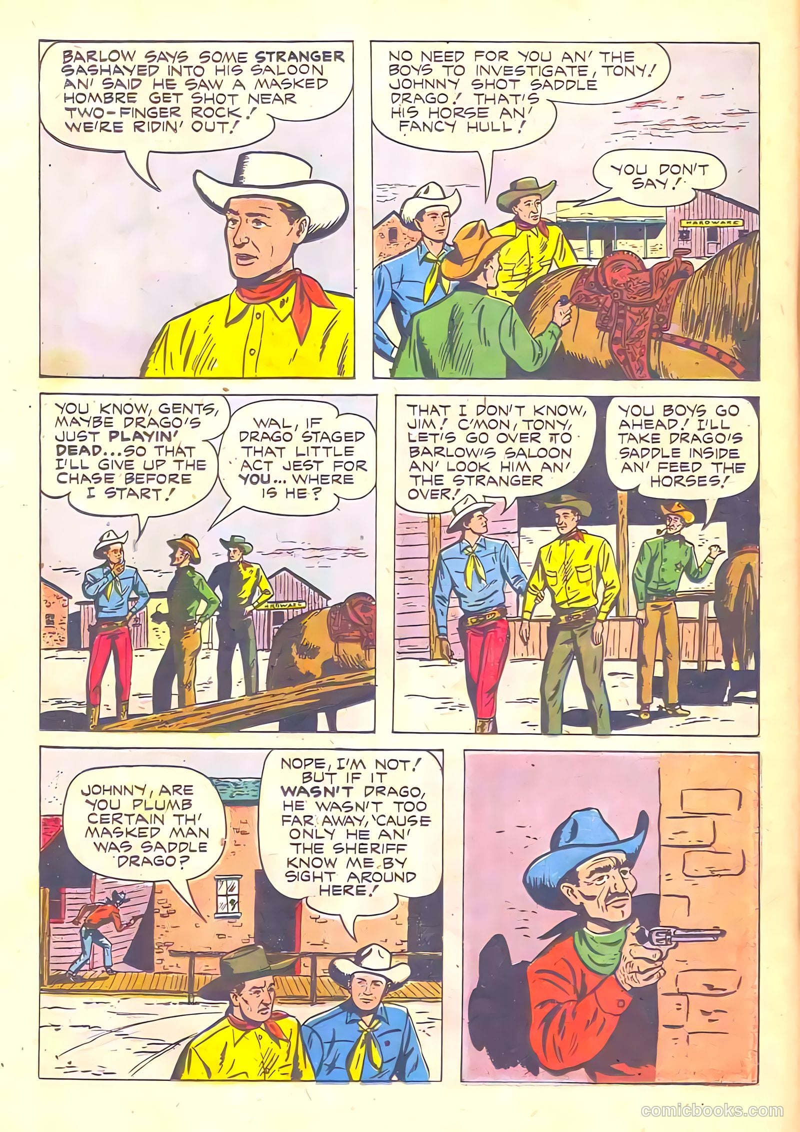 Johnny Mack Brown #7 (1951) — page 22 of 36