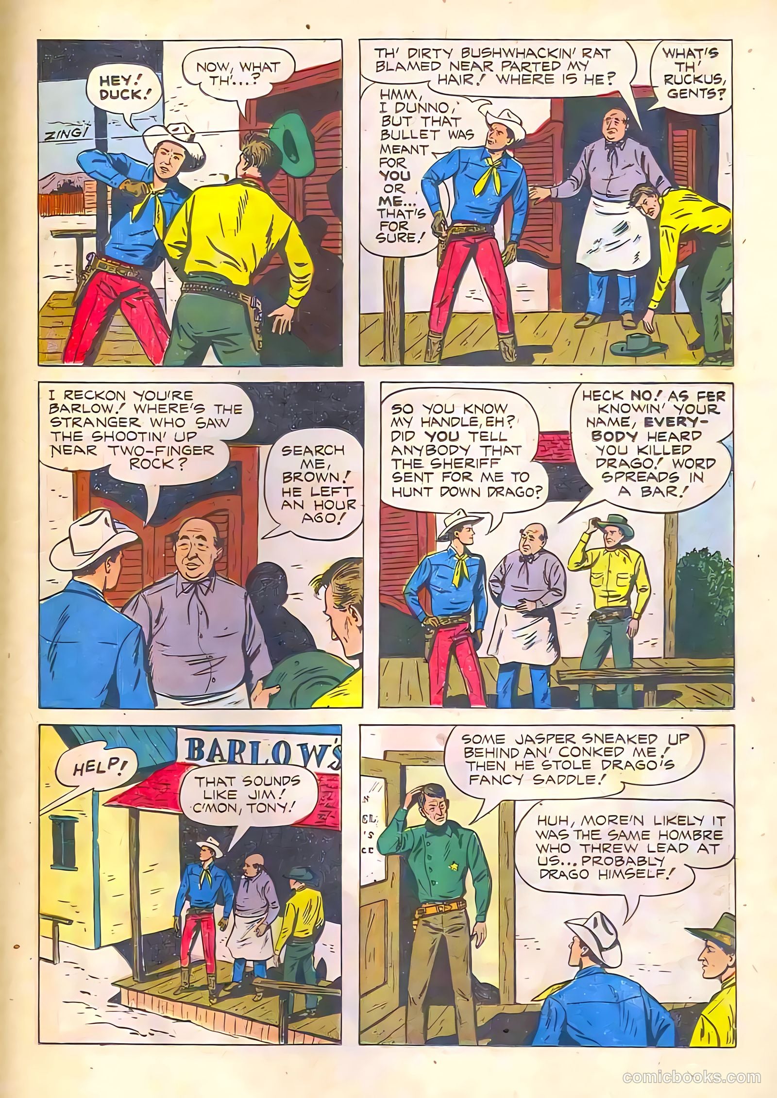 Johnny Mack Brown #7 (1951) — page 23 of 36