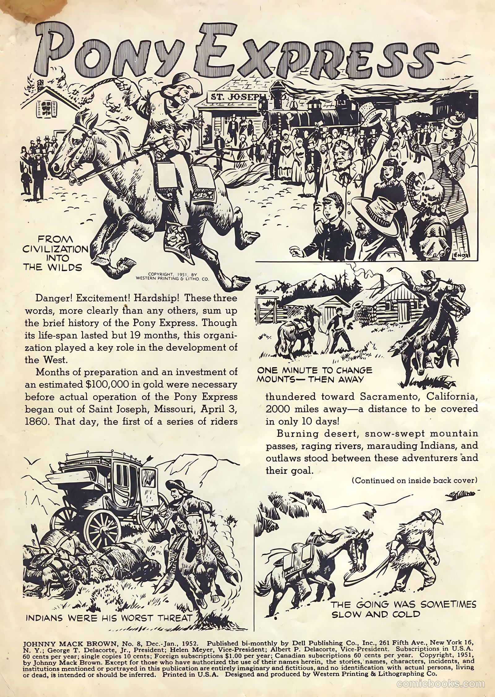 Johnny Mack Brown #8 (1952) — page 2 of 36