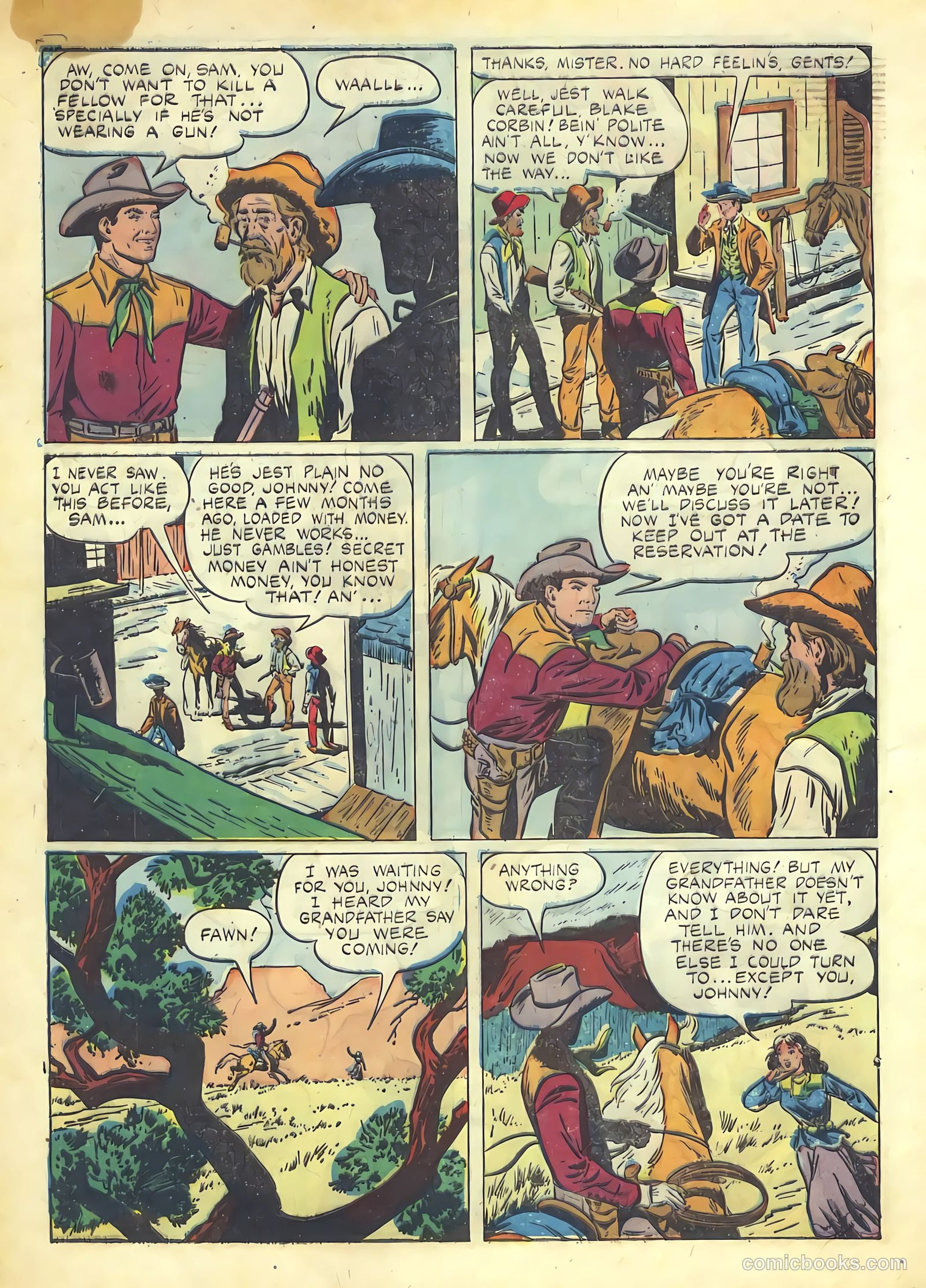 Johnny Mack Brown #8 (1952) — page 4 of 36