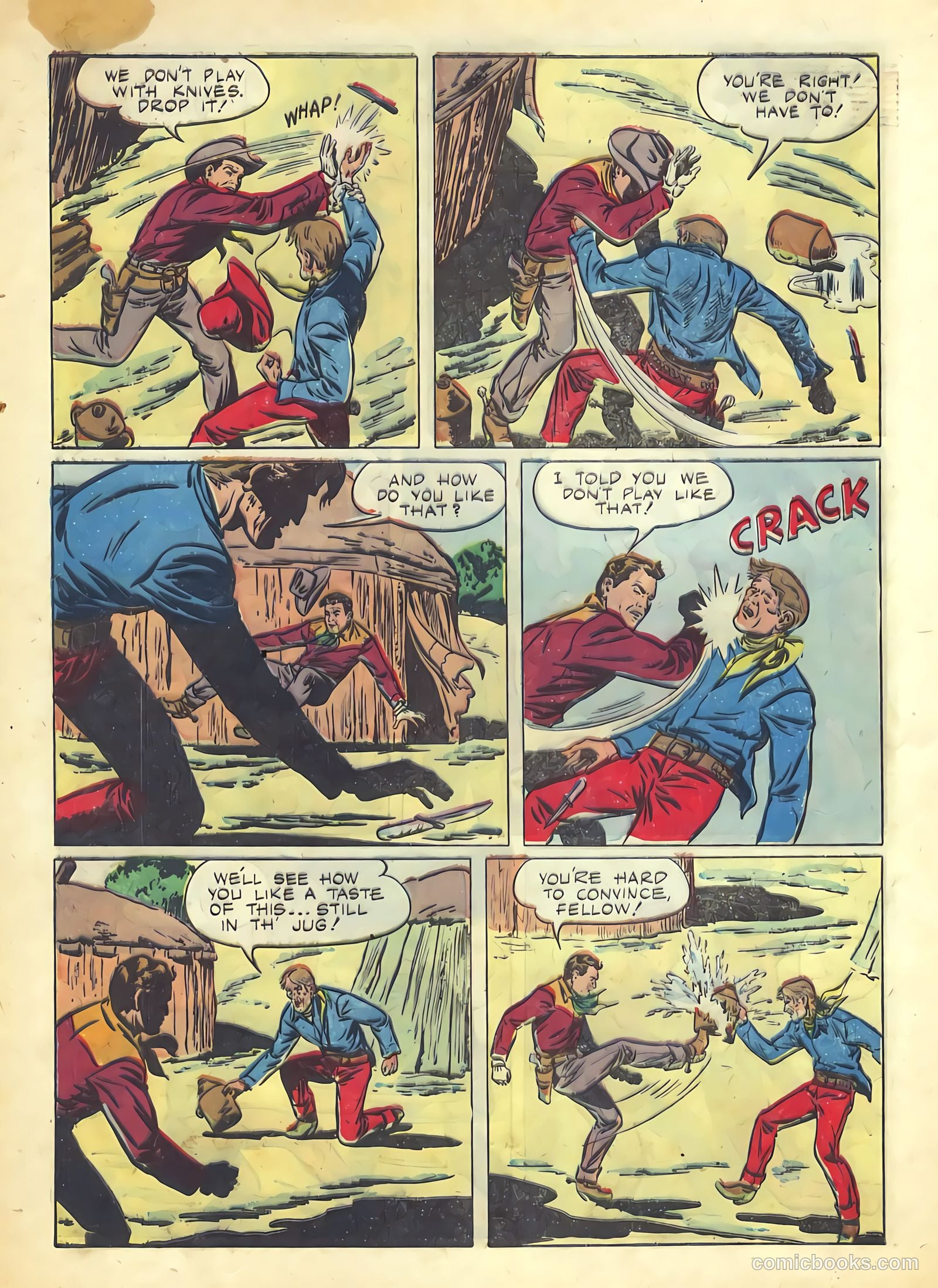Johnny Mack Brown #8 (1952) — page 8 of 36