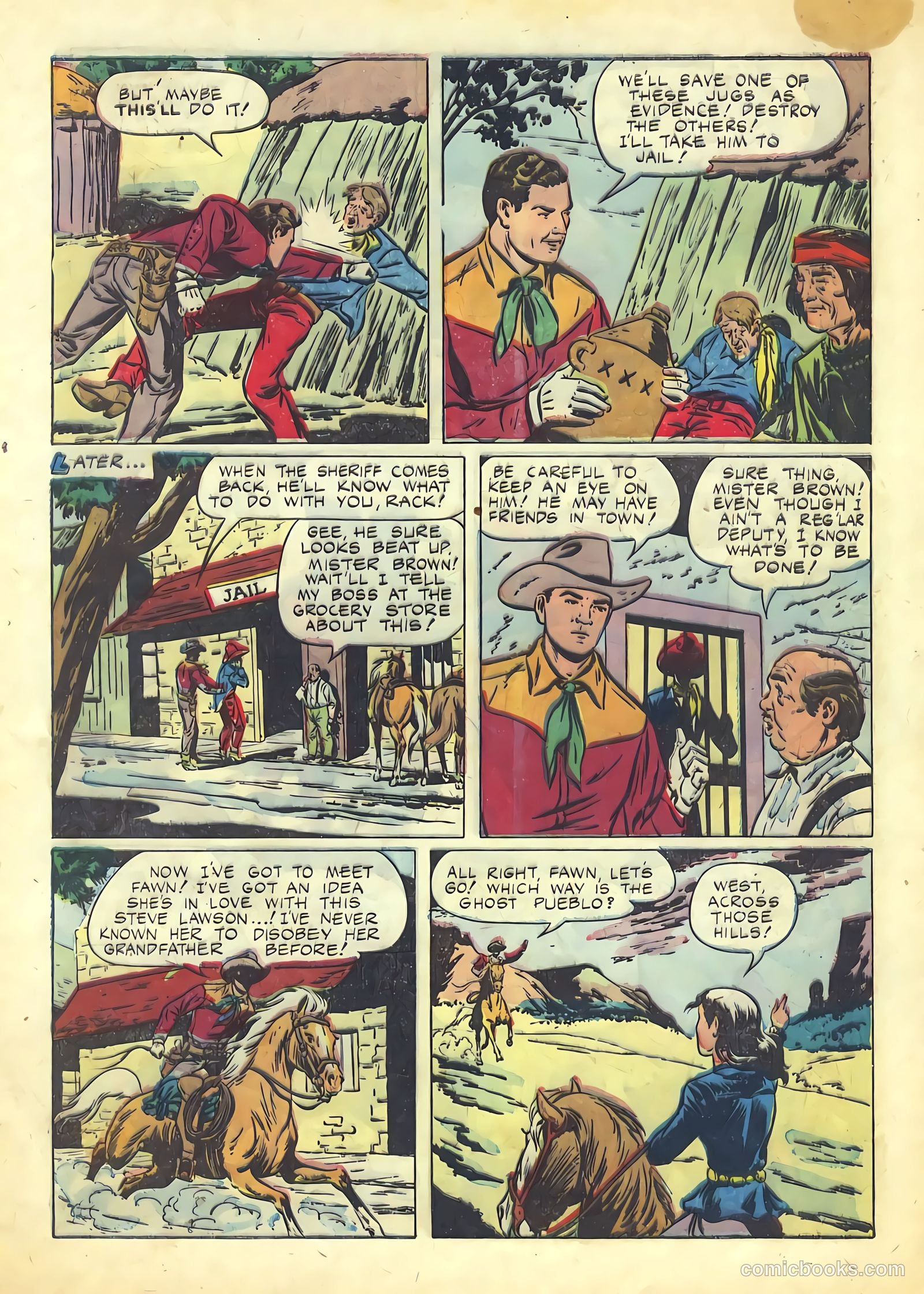 Johnny Mack Brown #8 (1952) — page 9 of 36