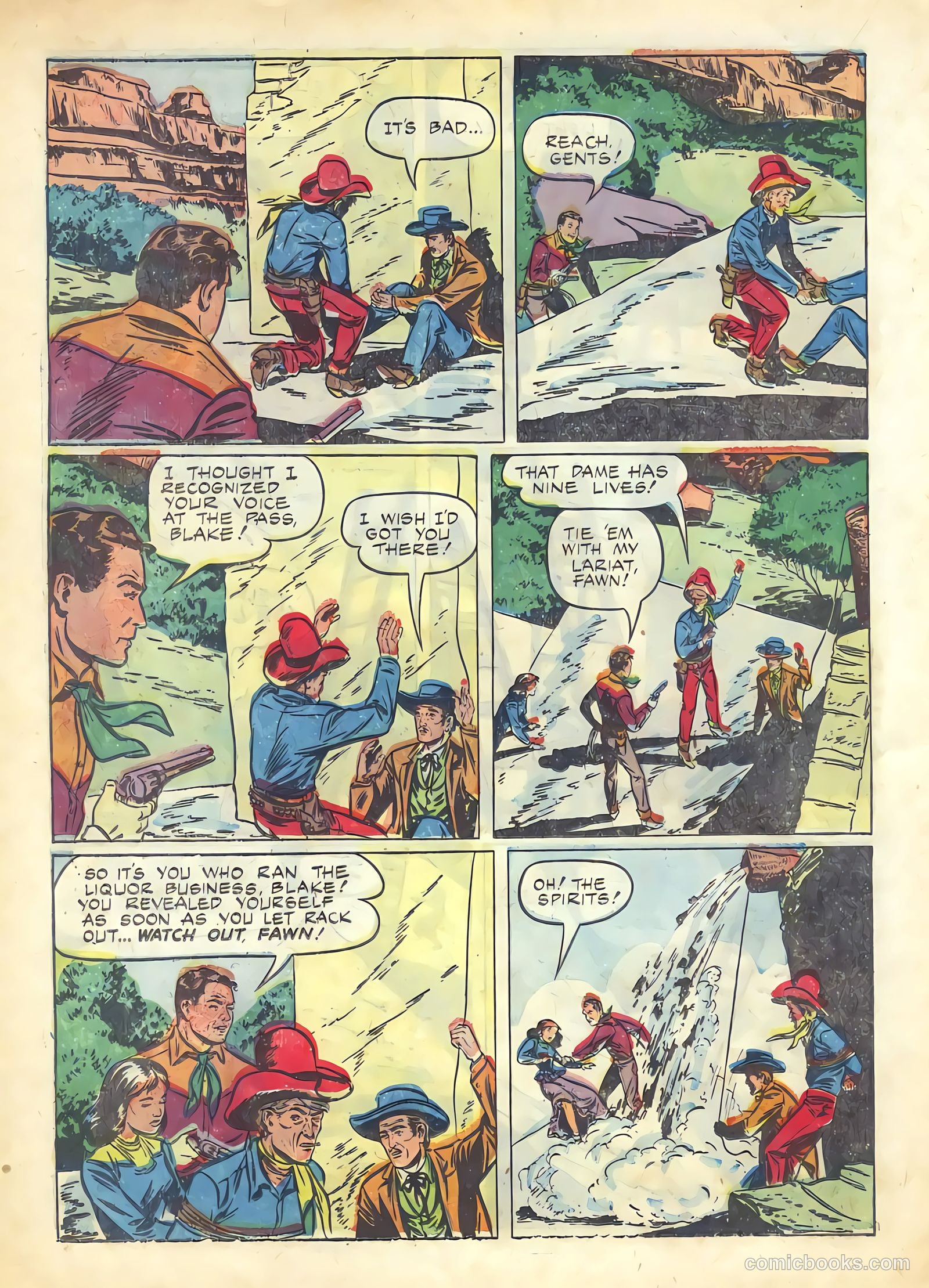 Johnny Mack Brown #8 (1952) — page 22 of 36