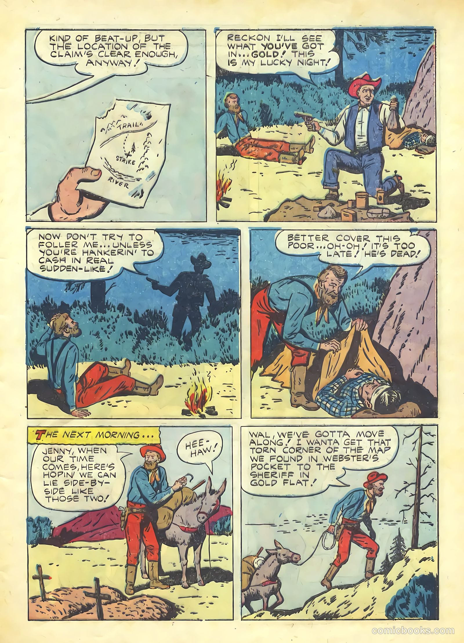 Johnny Mack Brown #8 (1952) — page 33 of 36