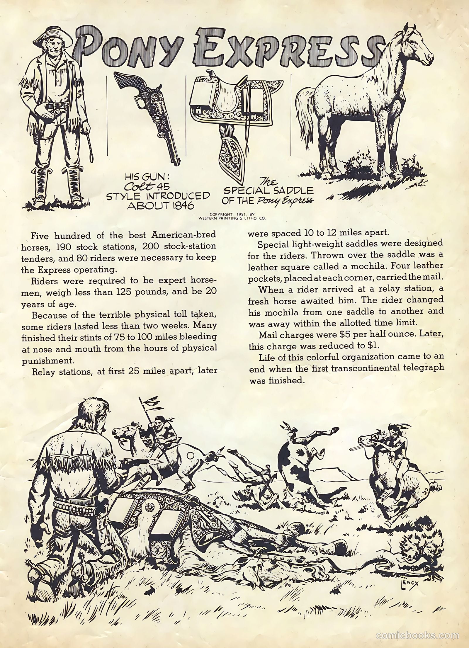 Johnny Mack Brown #8 (1952) — page 35 of 36