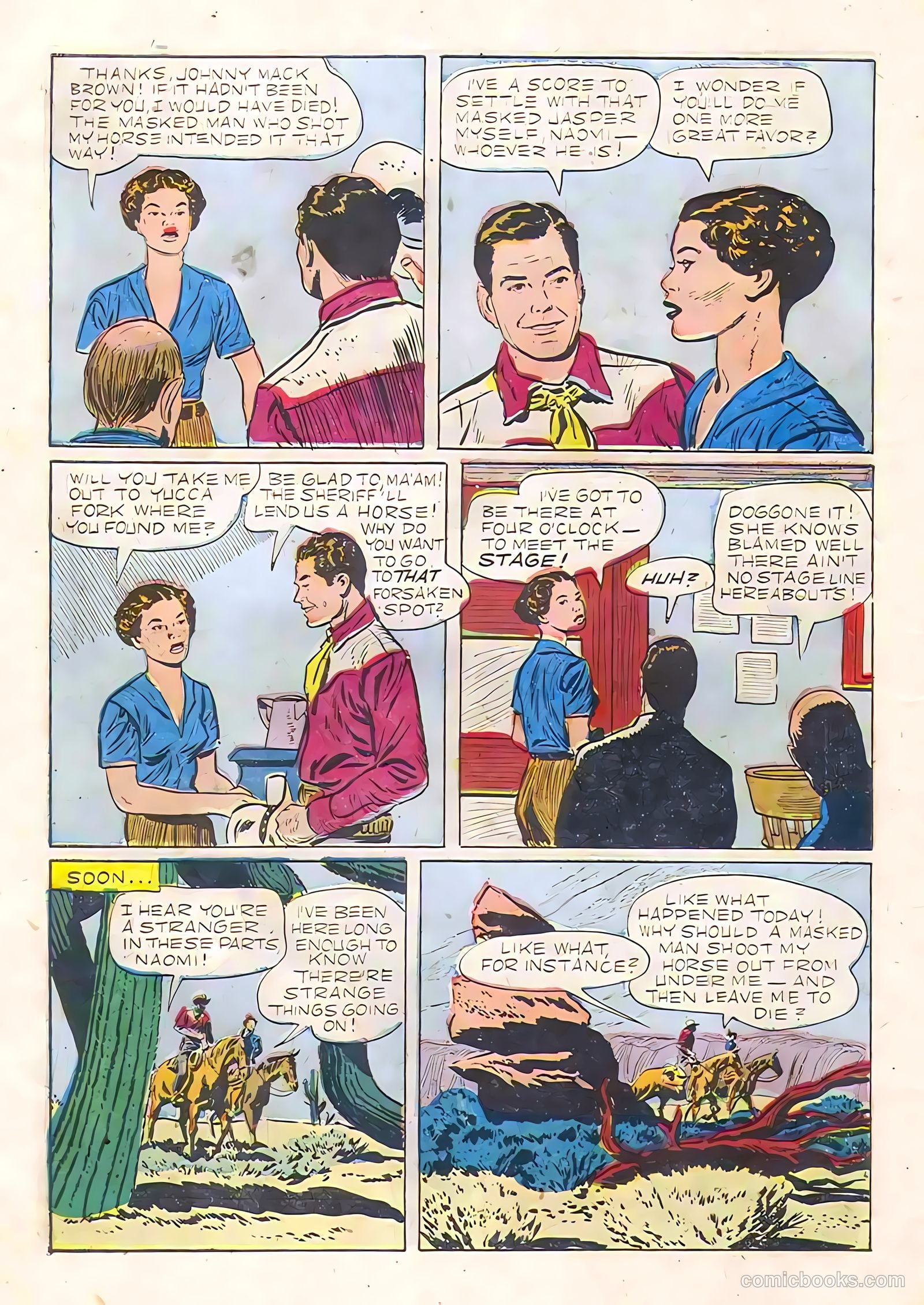 Johnny Mack Brown #9 (1952) — page 6 of 36