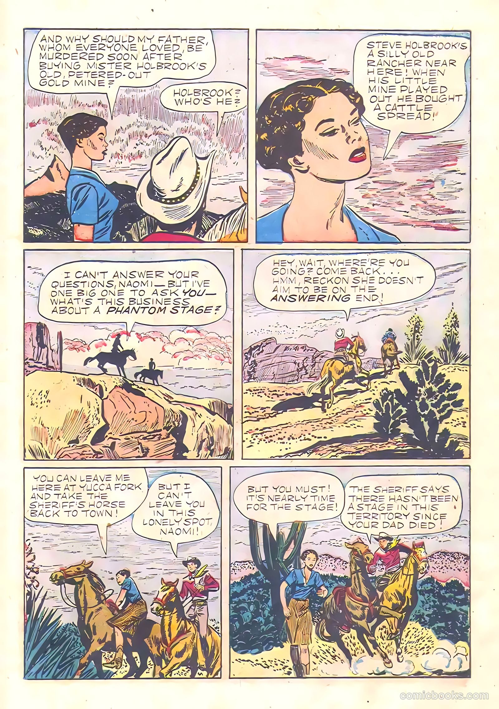Johnny Mack Brown #9 (1952) — page 7 of 36