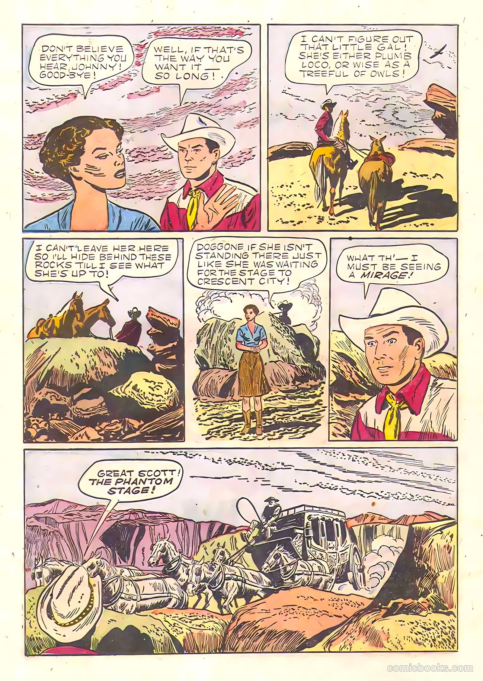 Johnny Mack Brown #9 (1952) — page 8 of 36