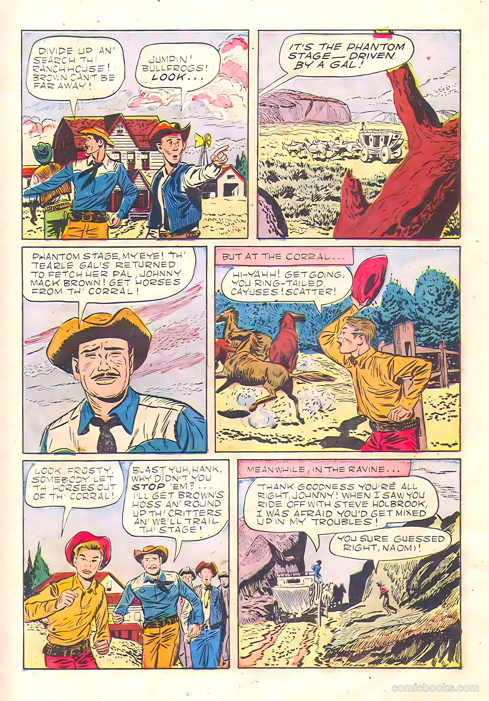 Johnny Mack Brown #9 (1952) — page 15 of 36