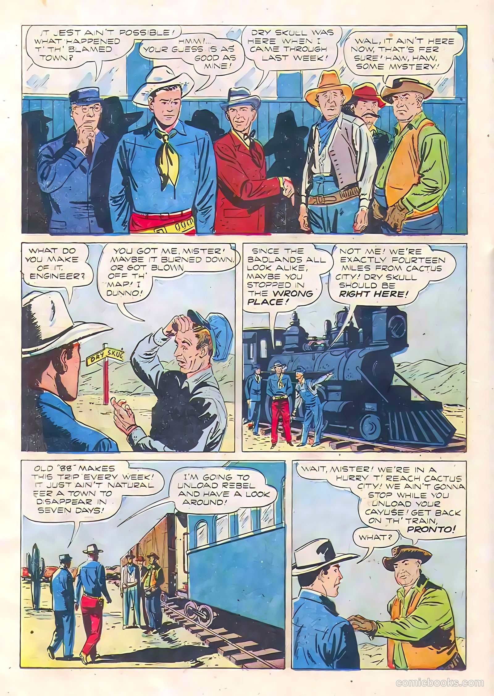 Johnny Mack Brown #9 (1952) — page 22 of 36