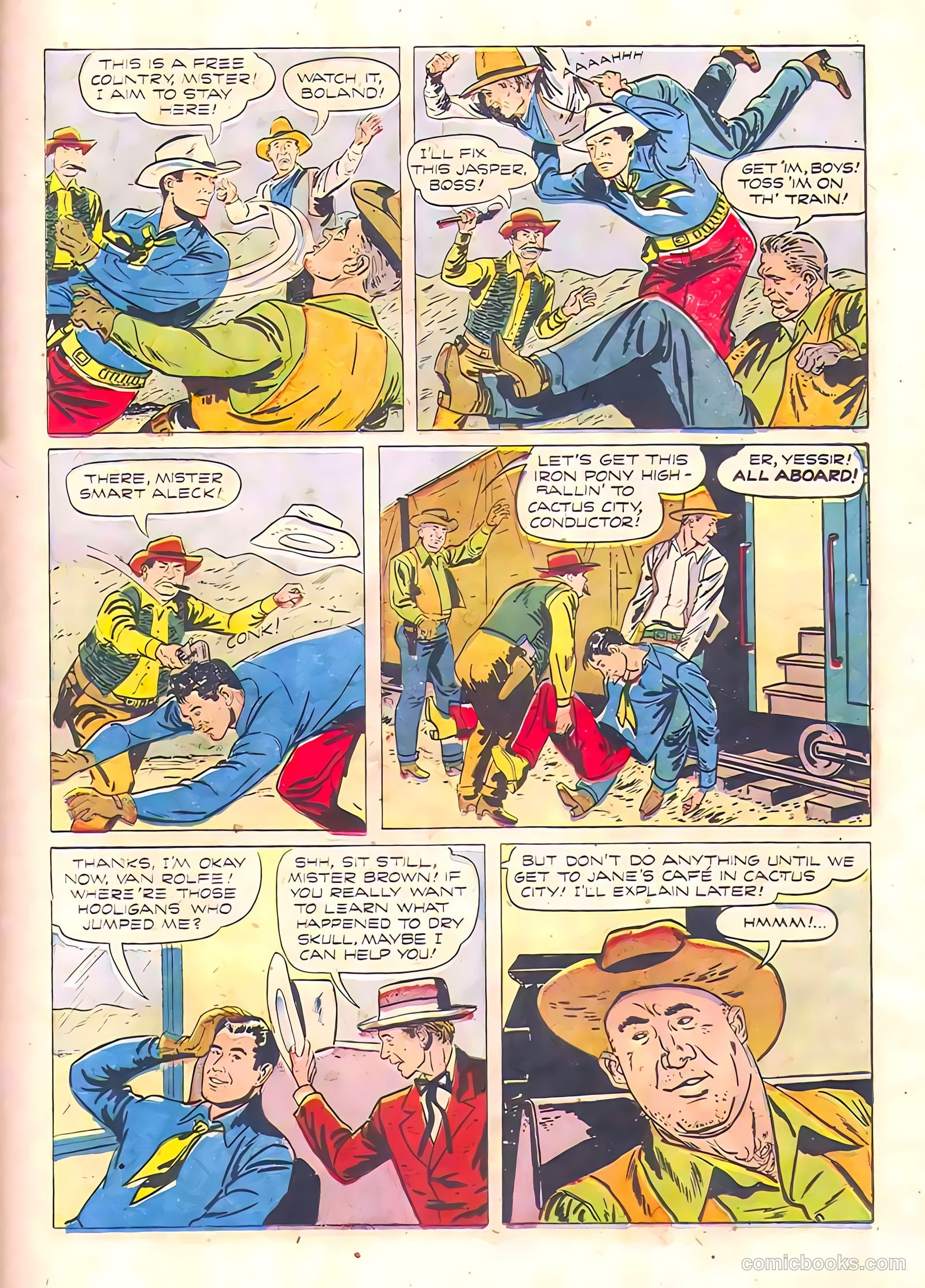 Johnny Mack Brown #9 (1952) — page 23 of 36