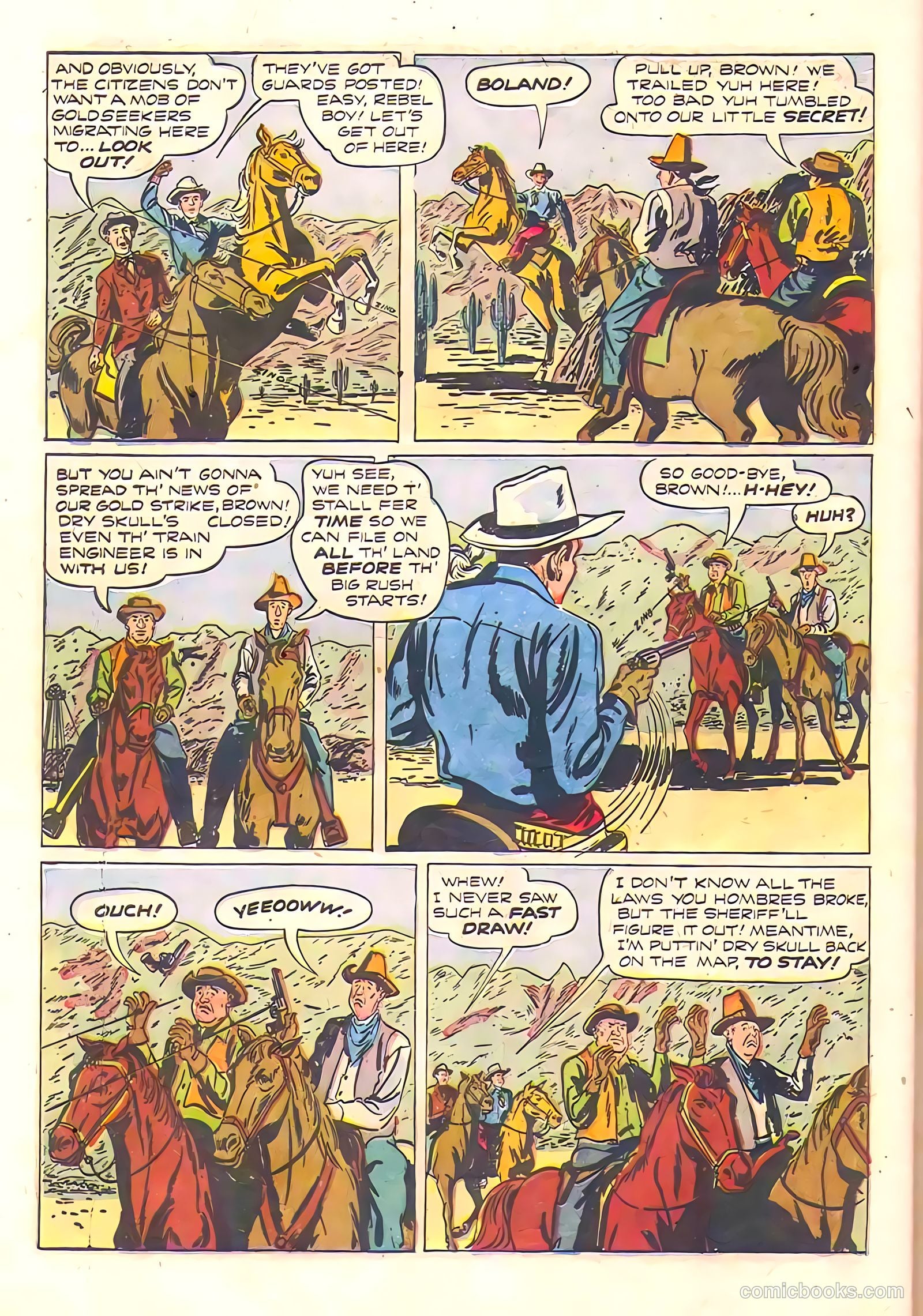Johnny Mack Brown #9 (1952) — page 28 of 36