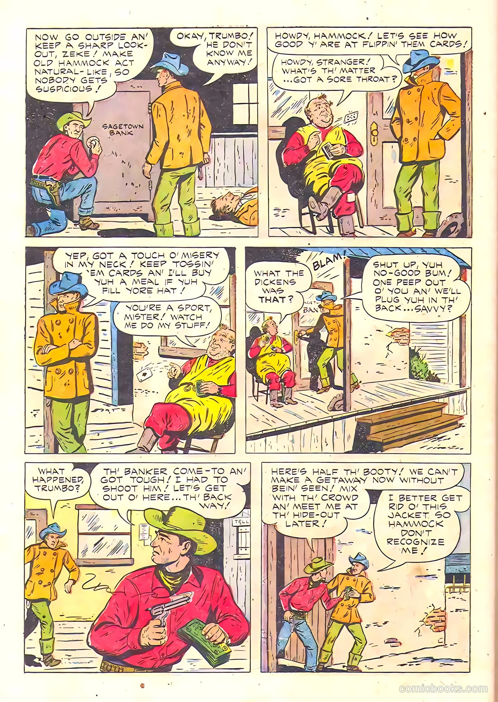 Johnny Mack Brown #9 (1952) — page 32 of 36