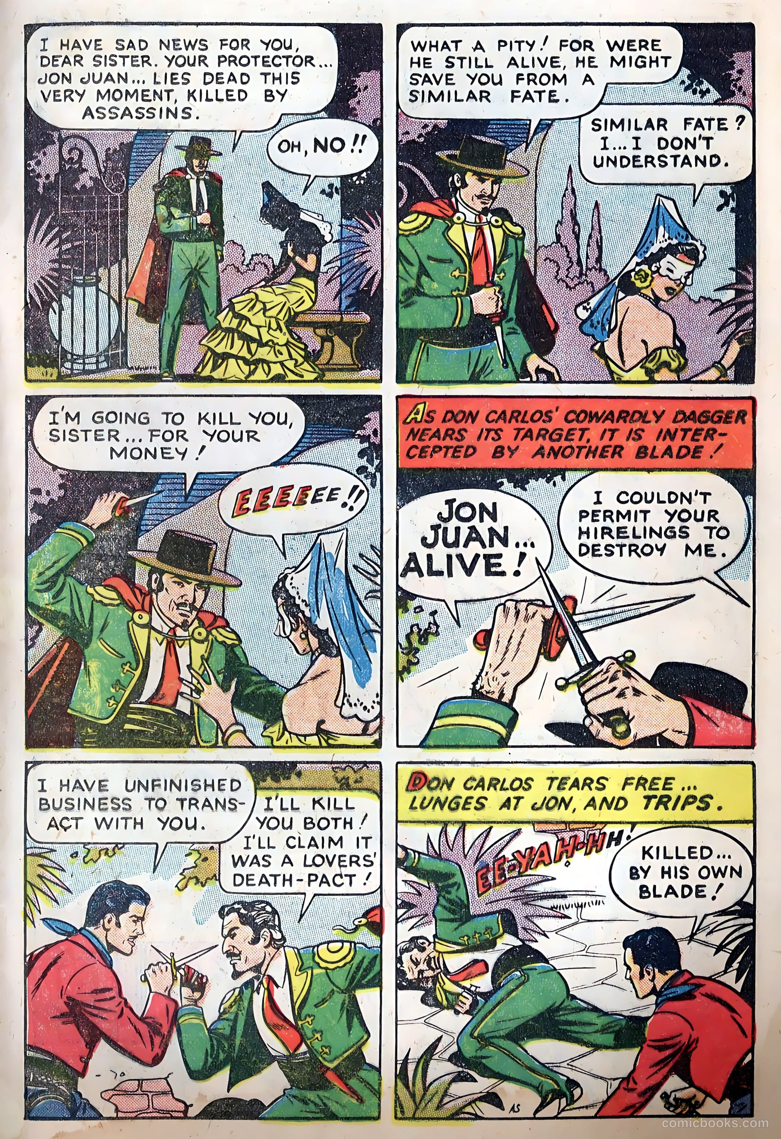 Jon Juan #1 (1950) — page 34 of 37