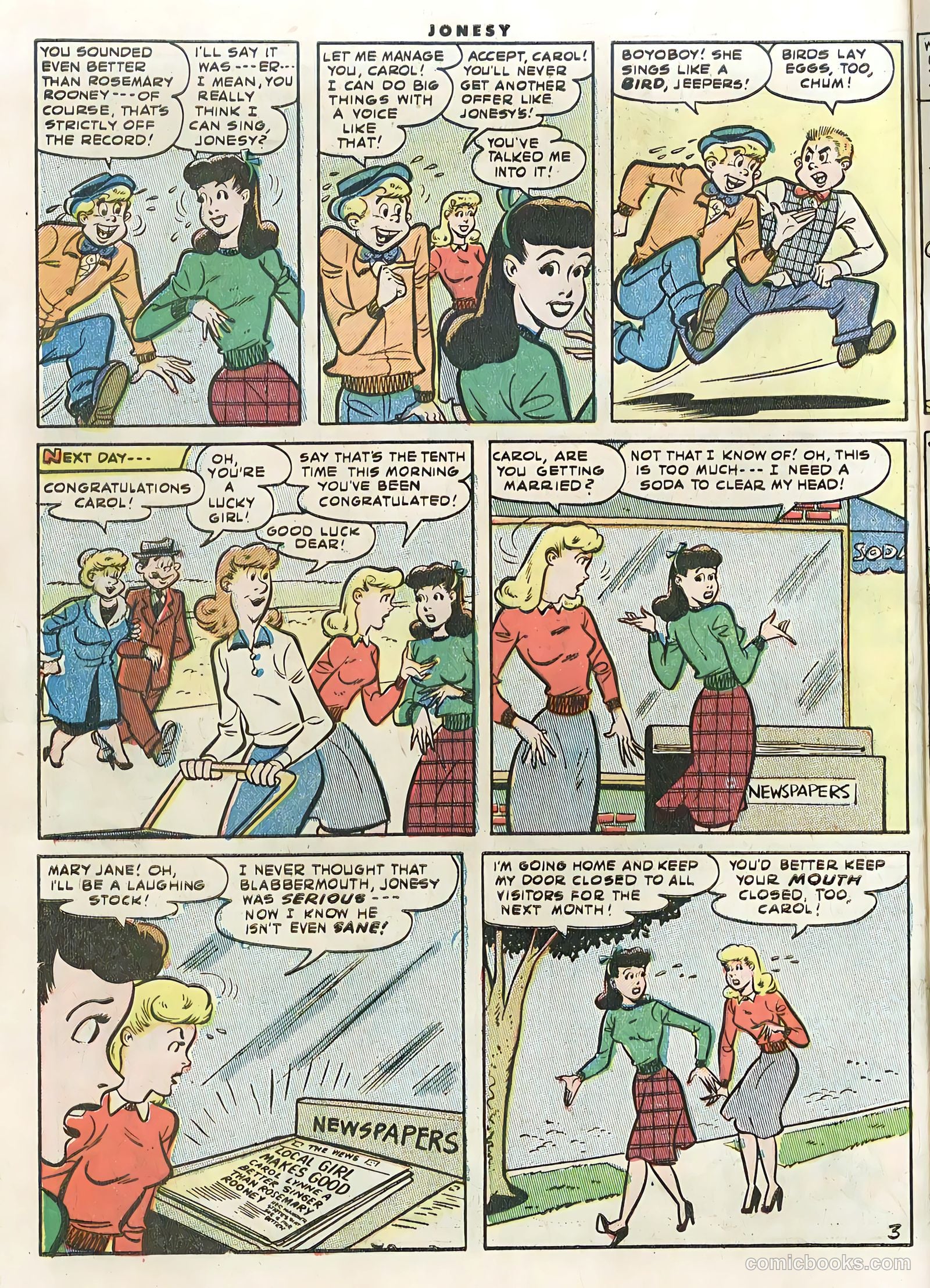 Jonesy #5 (1954) — page 30 of 36