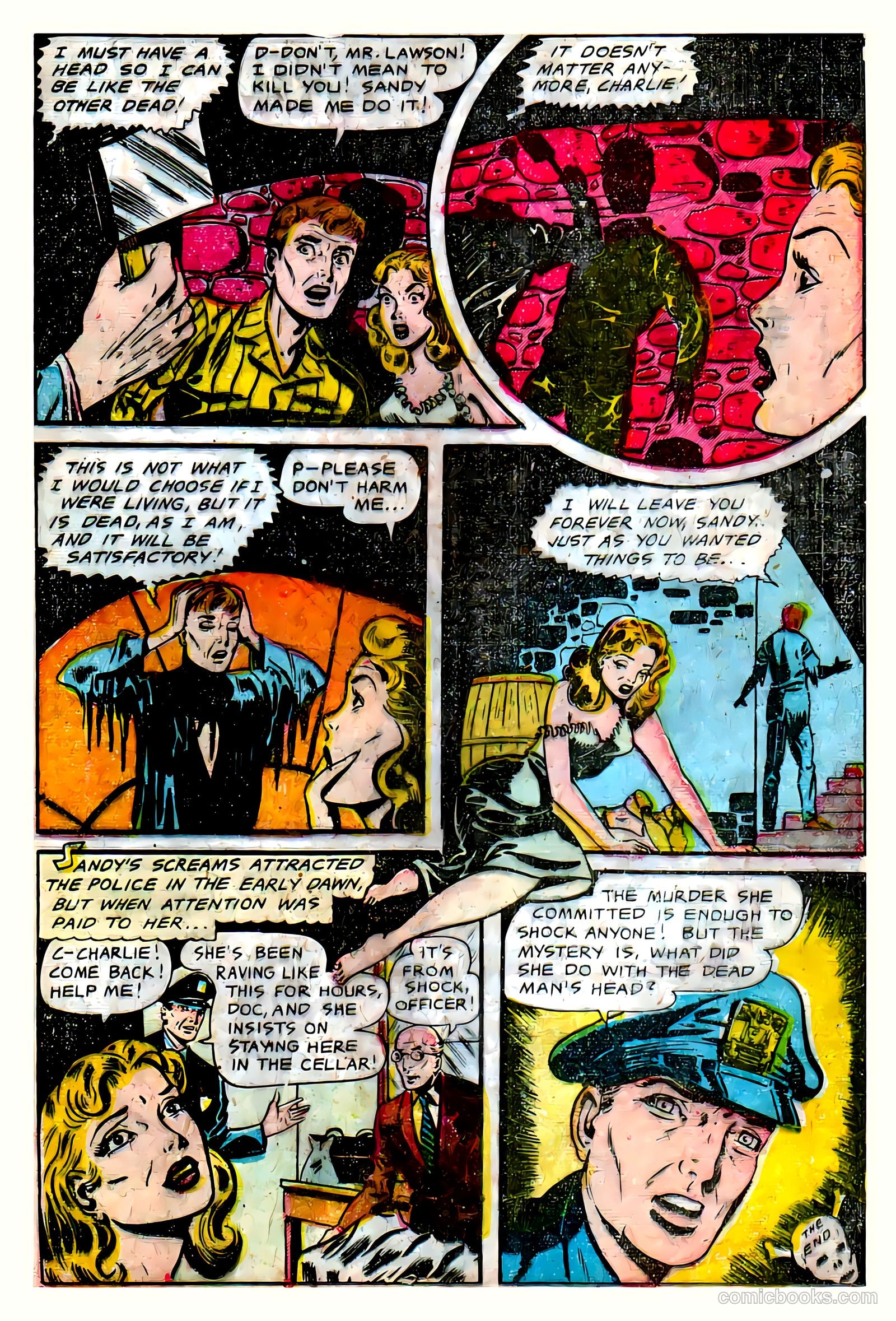 Journey into Fear #10 (1952) — page 32 of 32