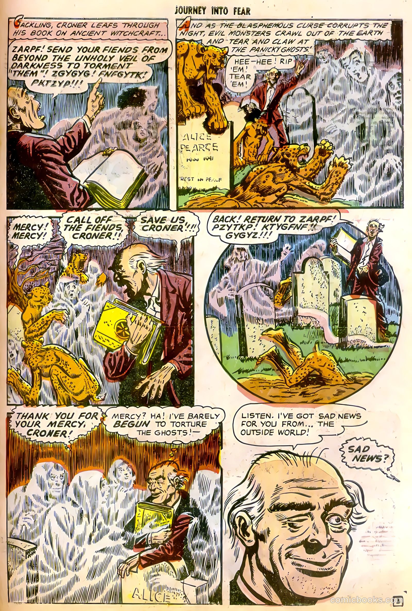 Journey into Fear #12 (1953) — page 31 of 34