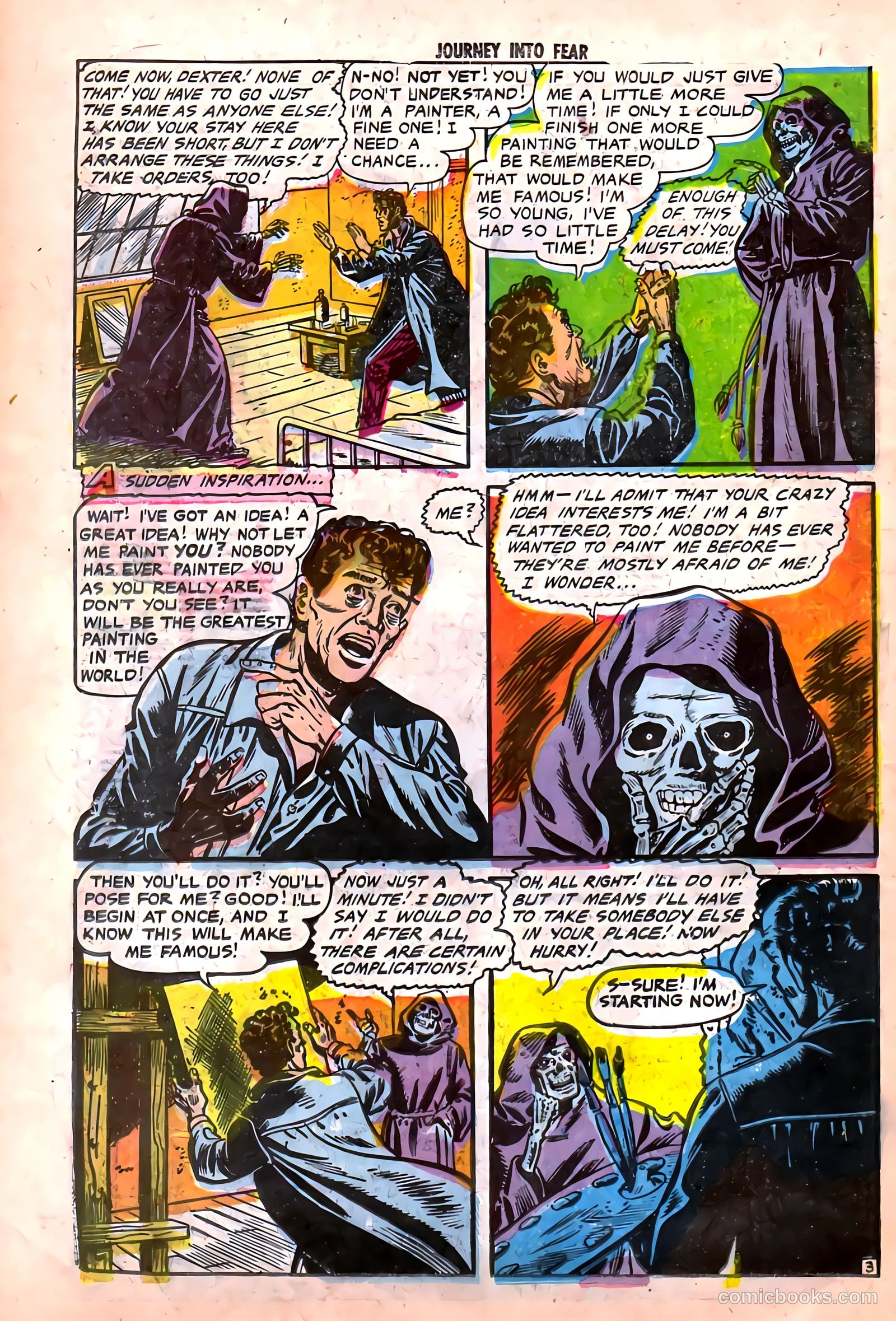 Journey into Fear #13 (1953) — page 22 of 36
