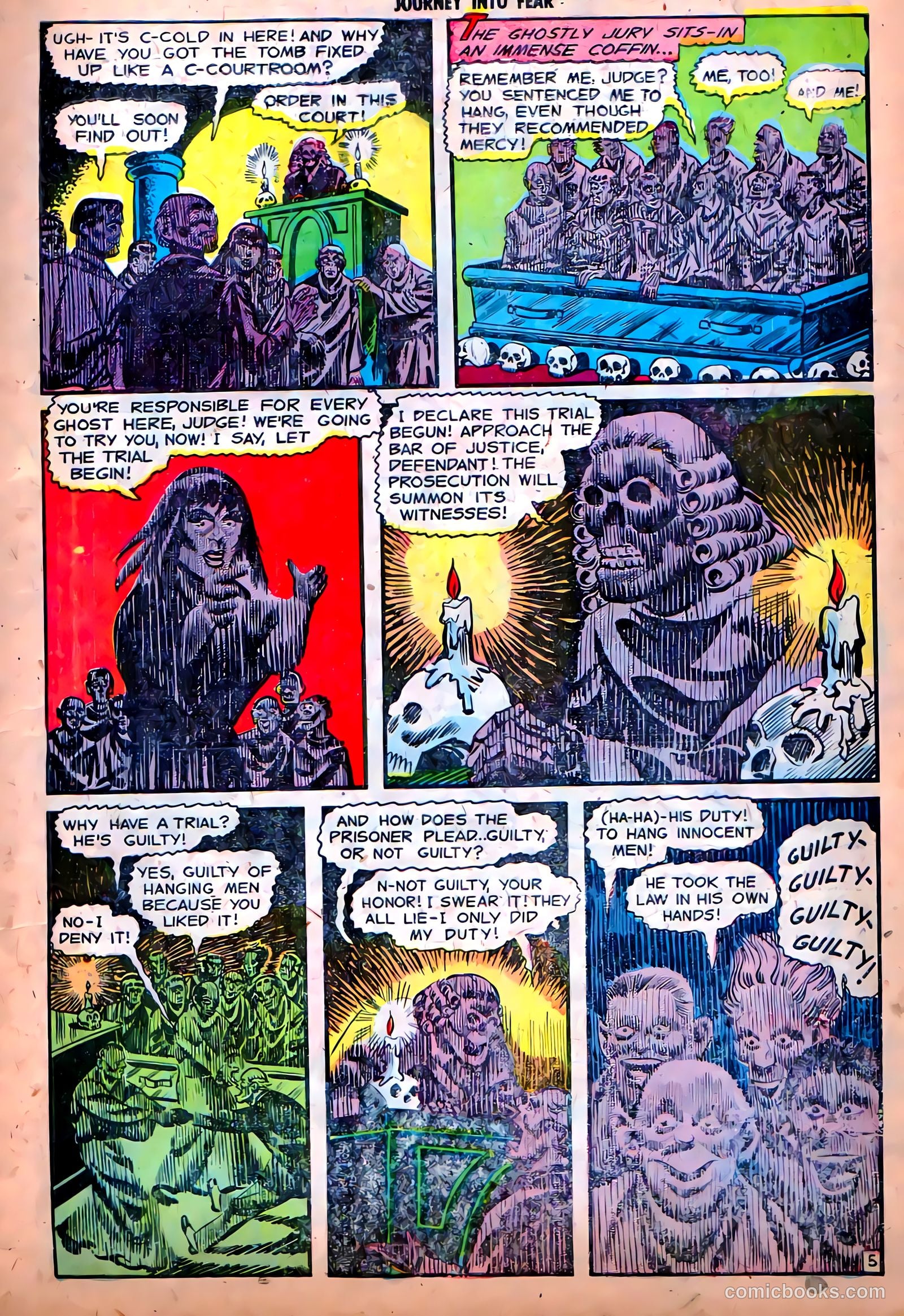 Journey into Fear #14 (1953) — page 7 of 36