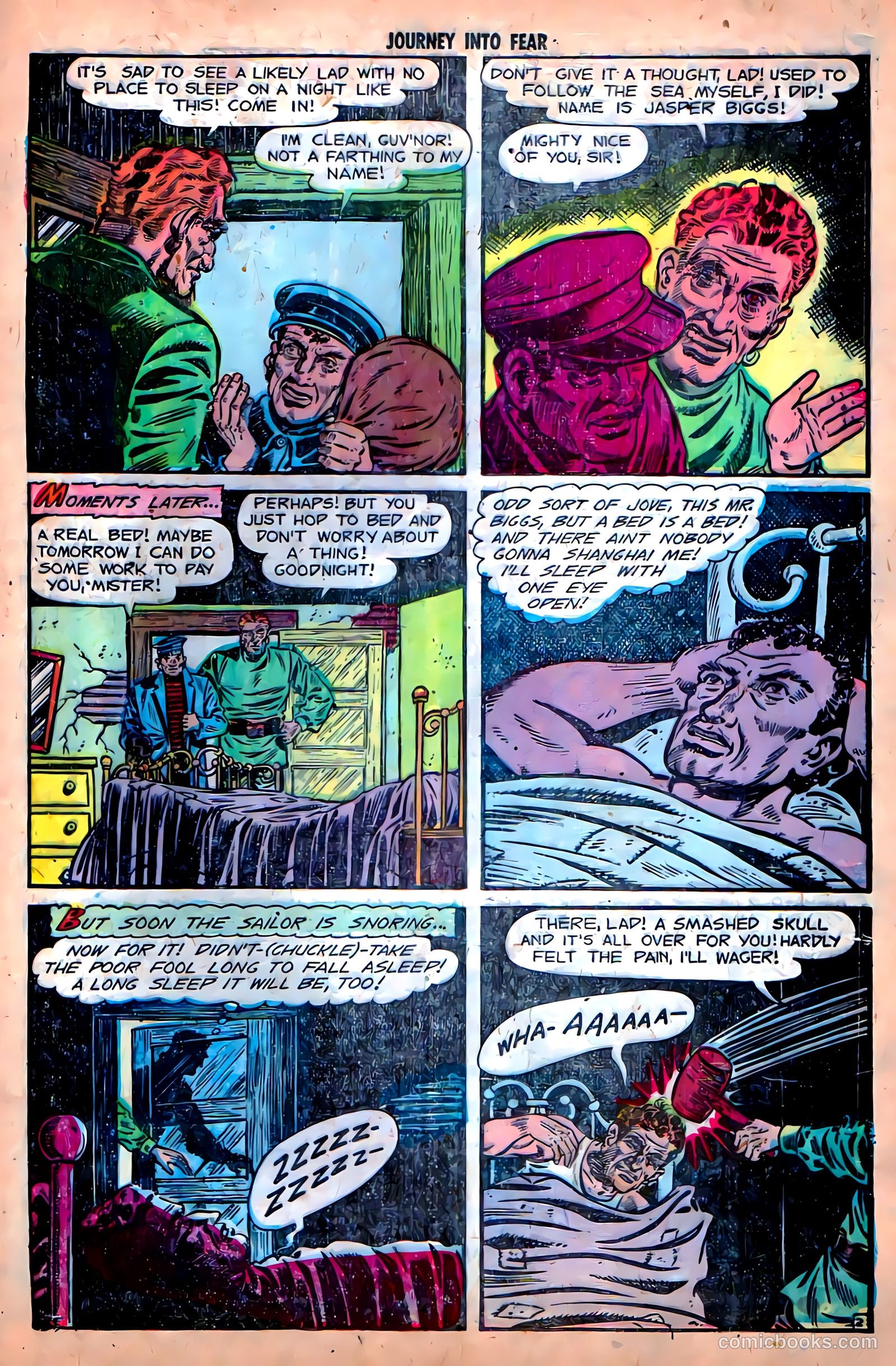 Journey into Fear #14 (1953) — page 21 of 36