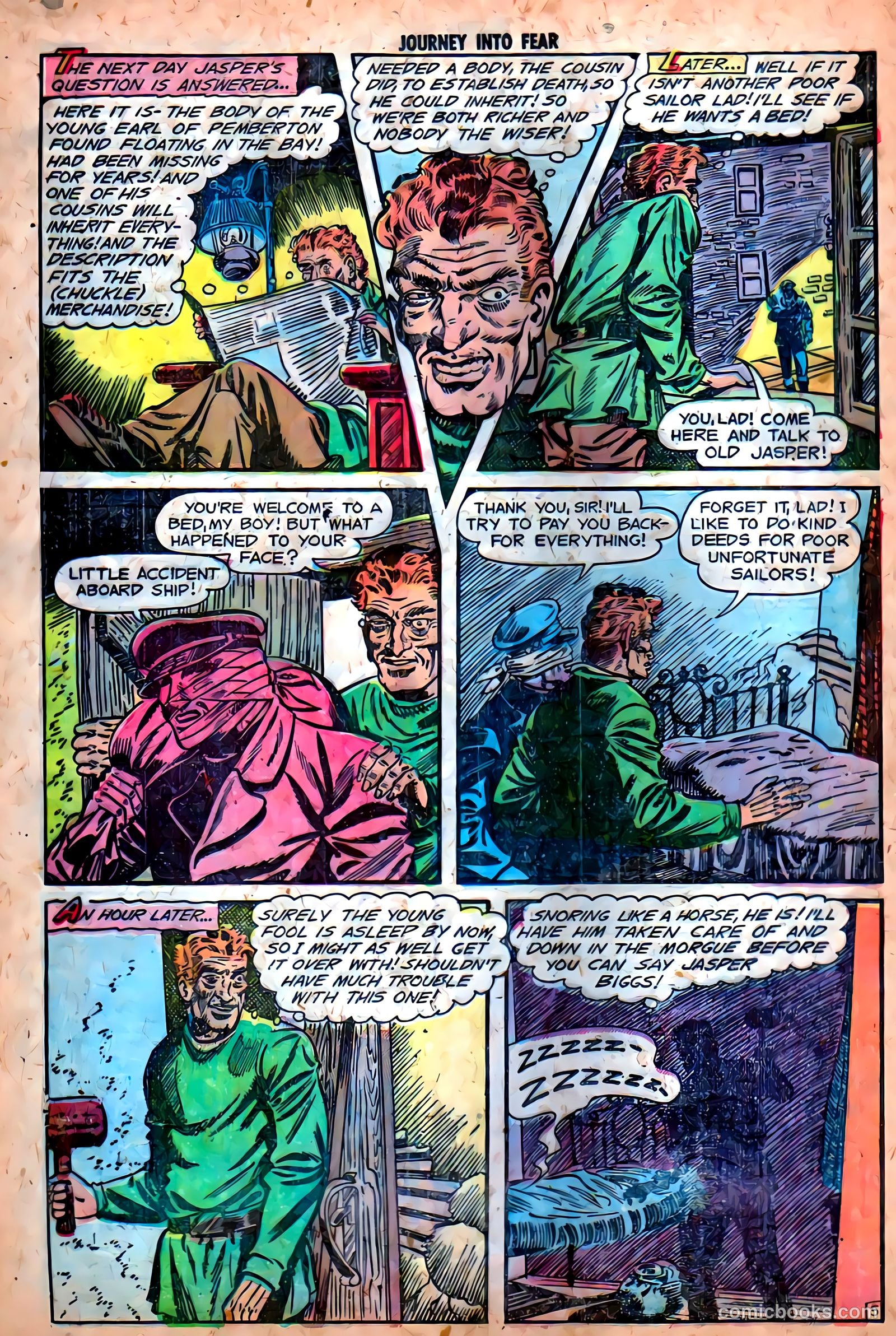 Journey into Fear #14 (1953) — page 24 of 36