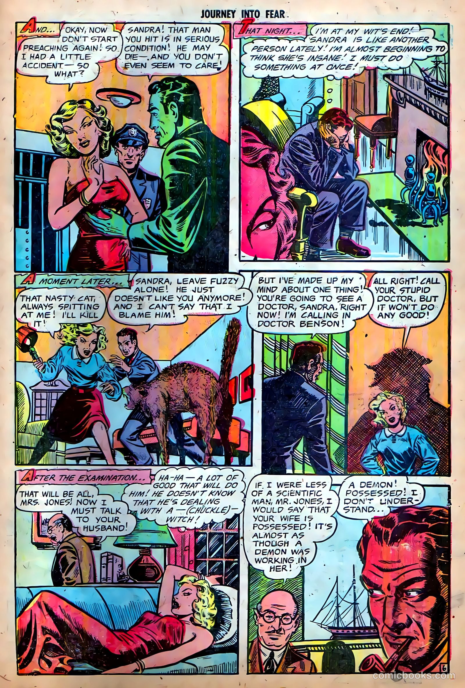 Journey into Fear #14 (1953) — page 31 of 36