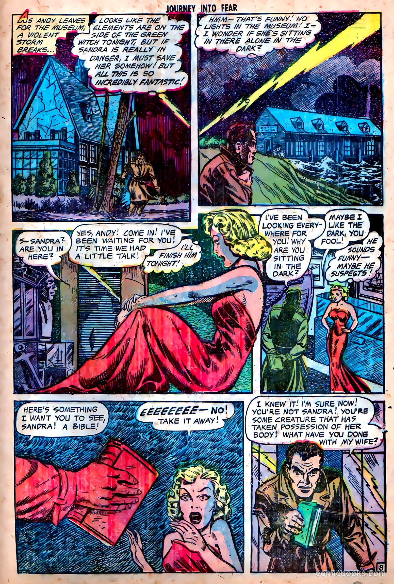 Journey into Fear #14 (1953) — page 33 of 36